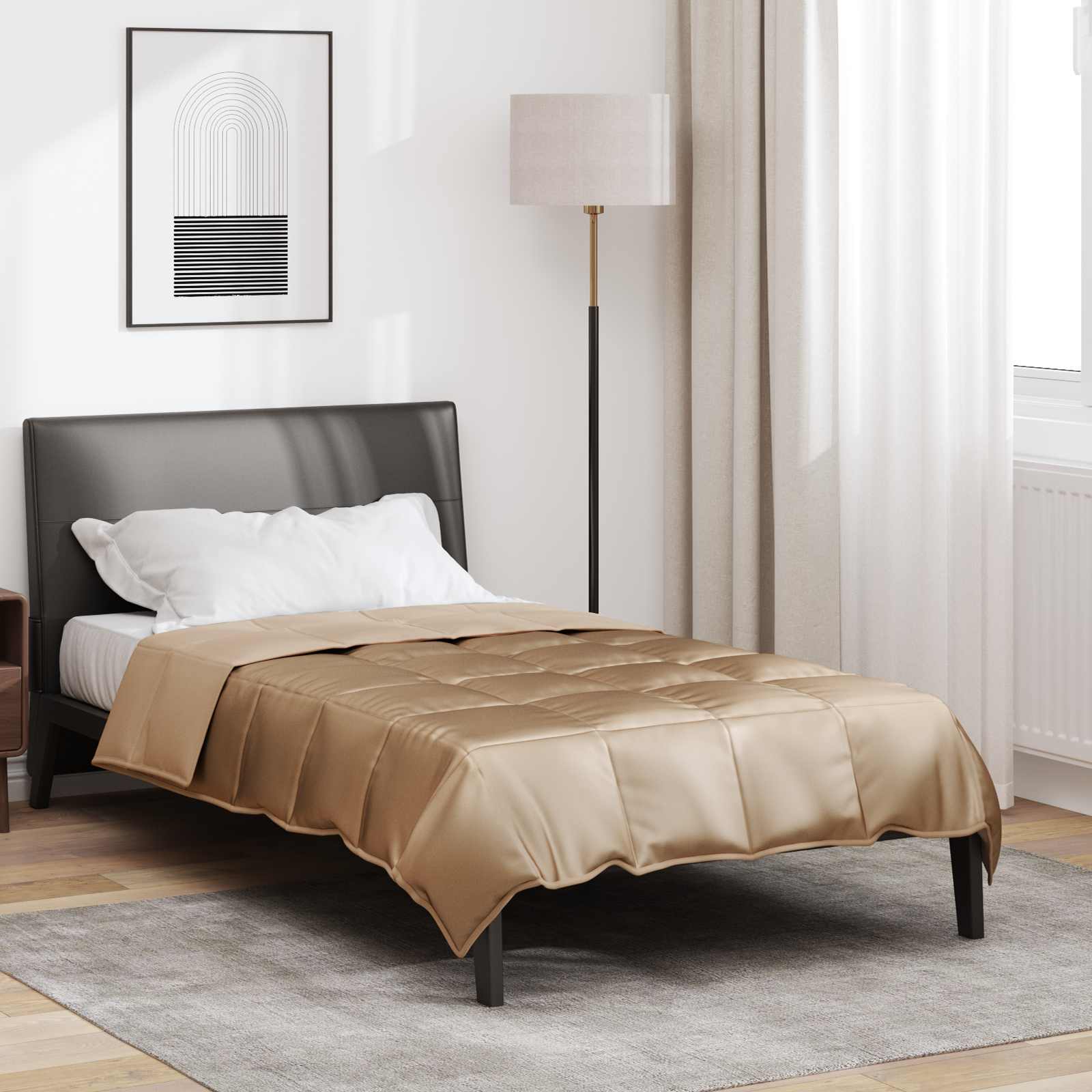 Ganzjahresbettdecke 135 x 200 cm 300 g/m² Gold