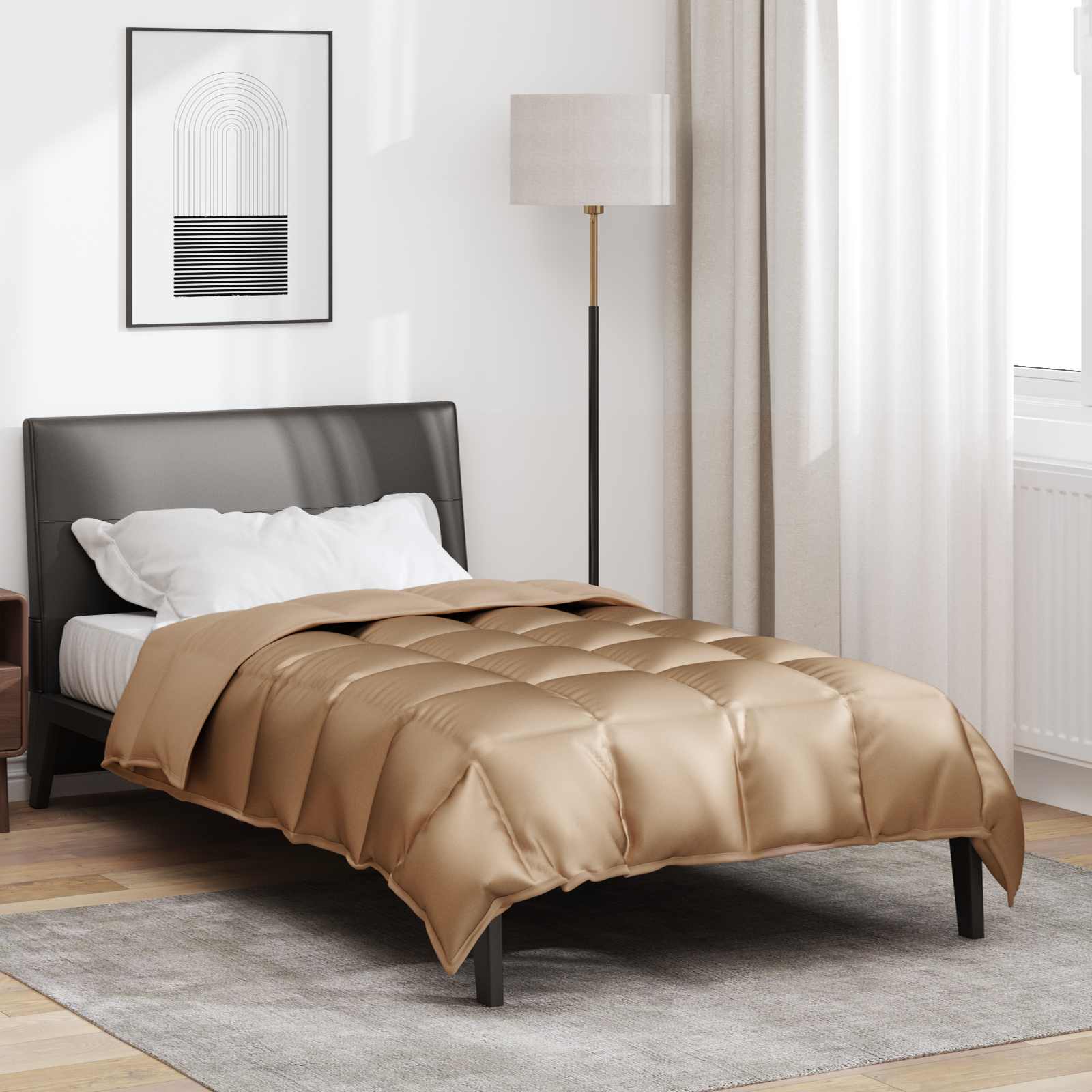 Winterbettdecke 140 x 200 cm 450 g/m² Gold