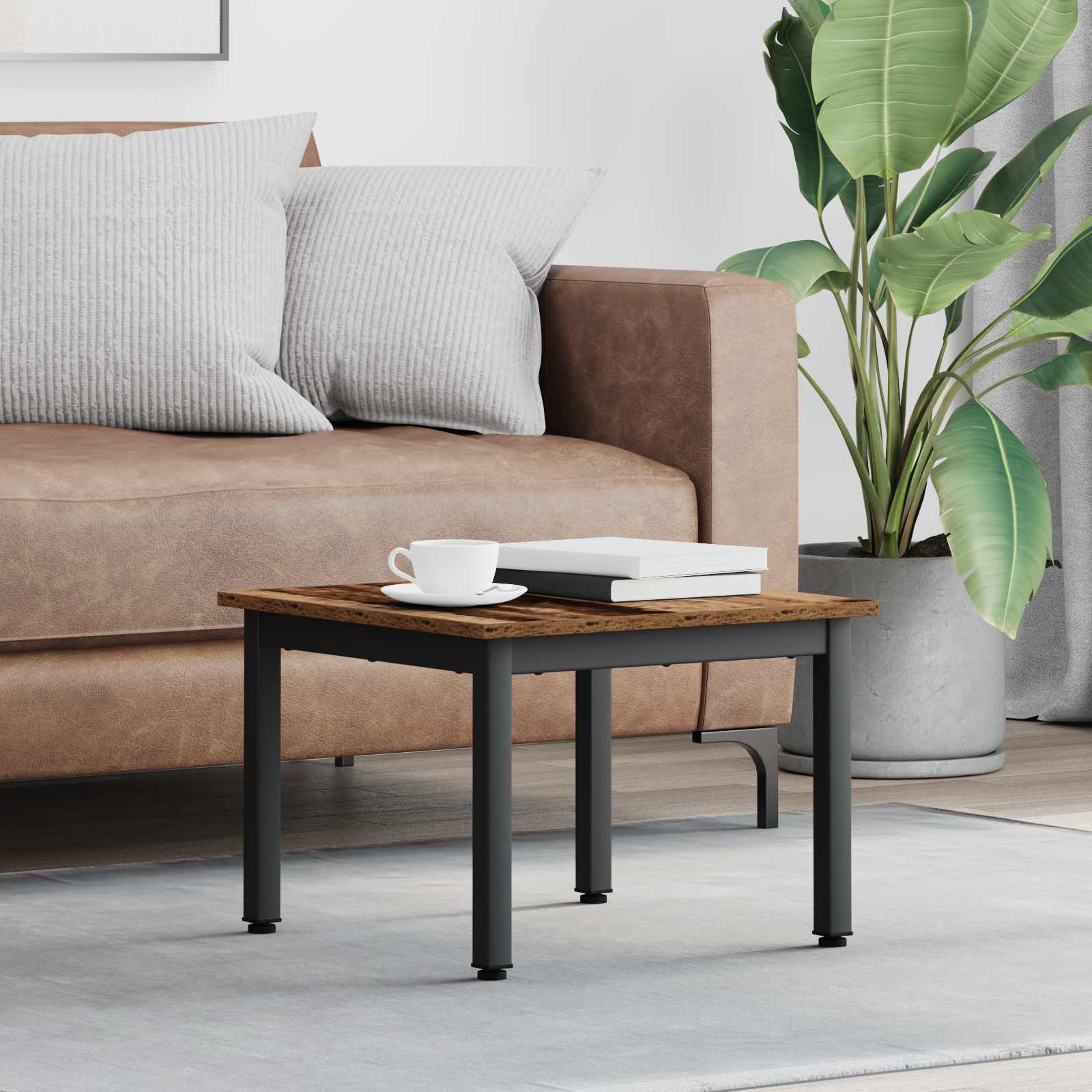 Couchtisch Altholz 50 x 50 x 36 cm Holzwerkstoff