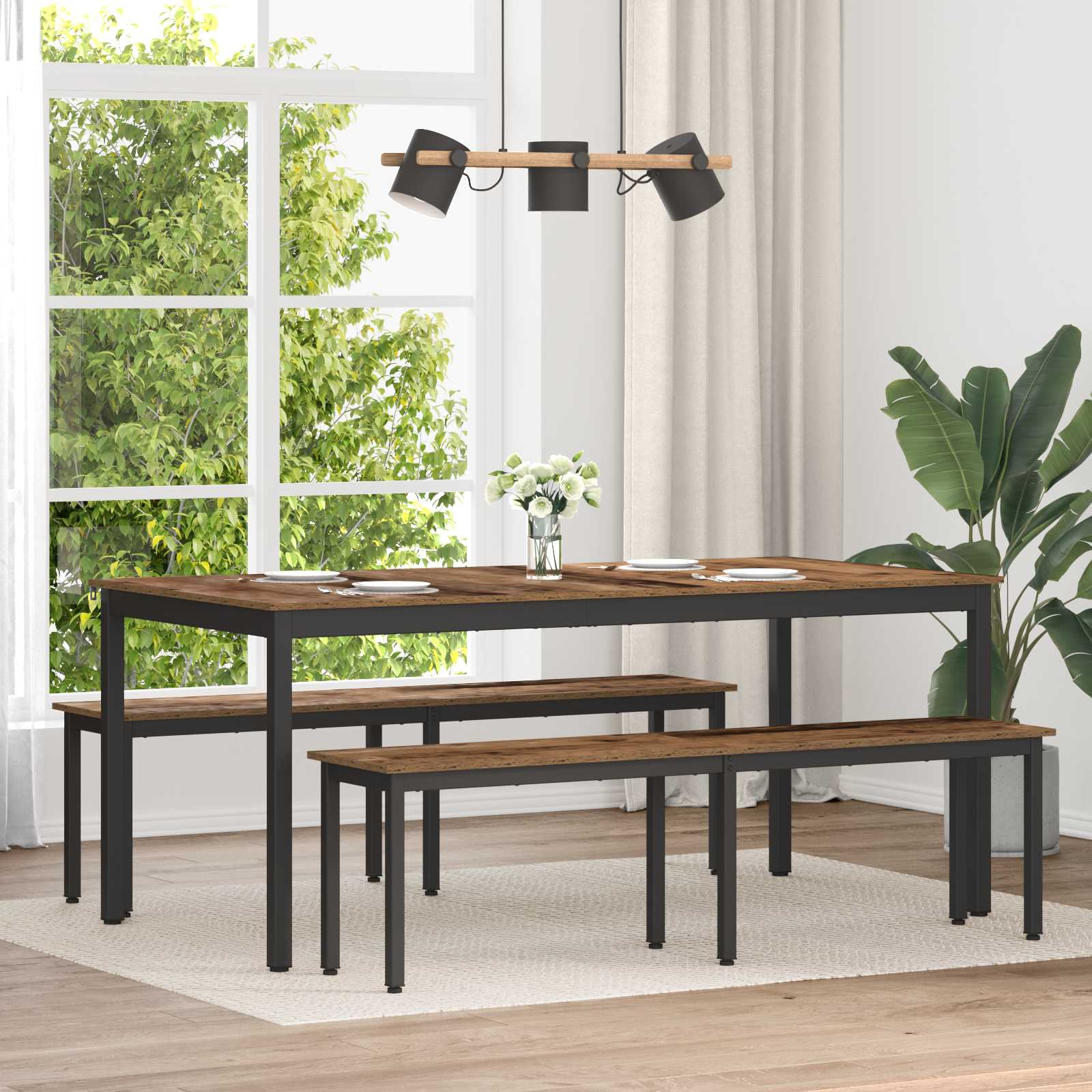 Bank Altholz 160 x 35 x 45 cm Holzwerkstoff