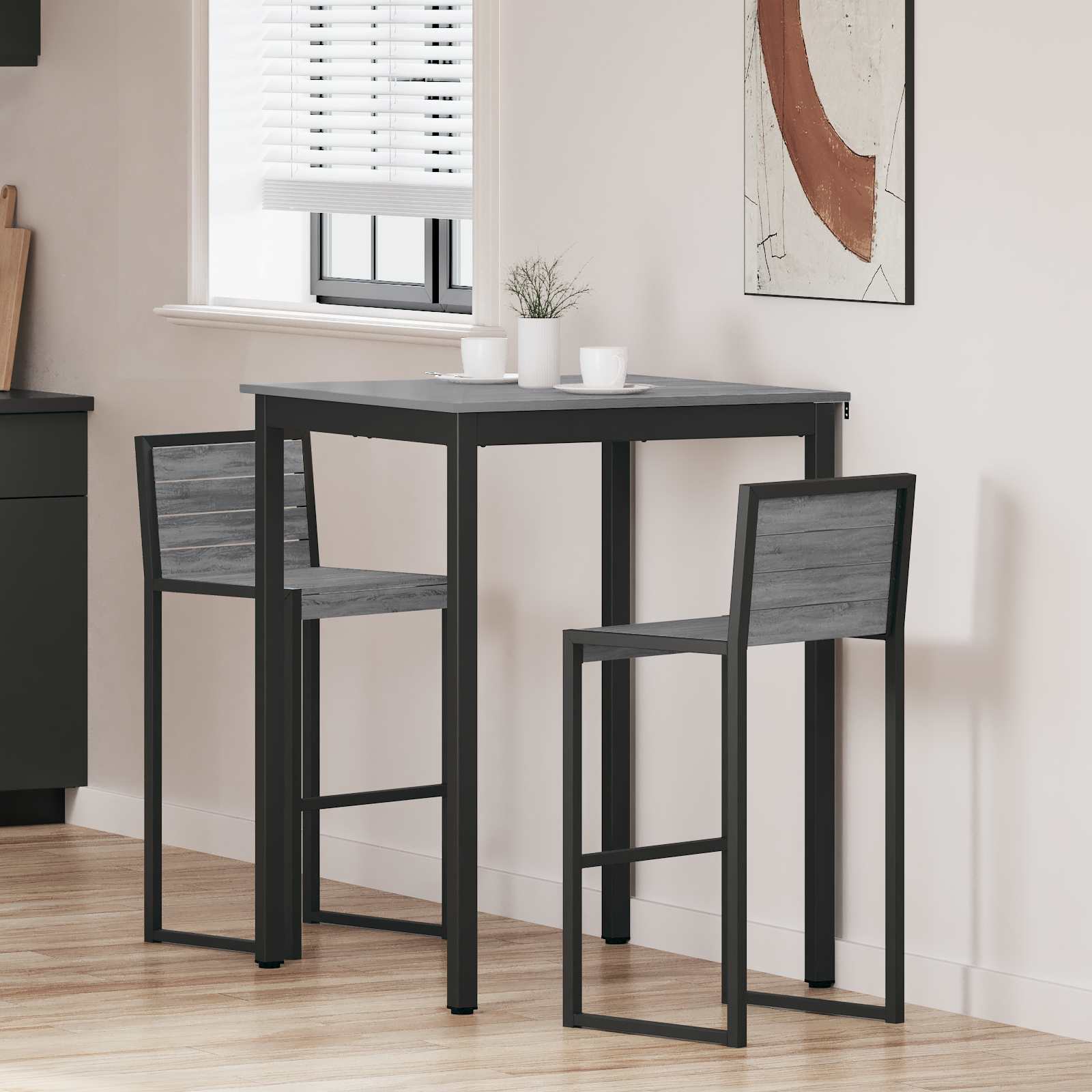 Stehtisch Holzwerkstoff Quadratisch