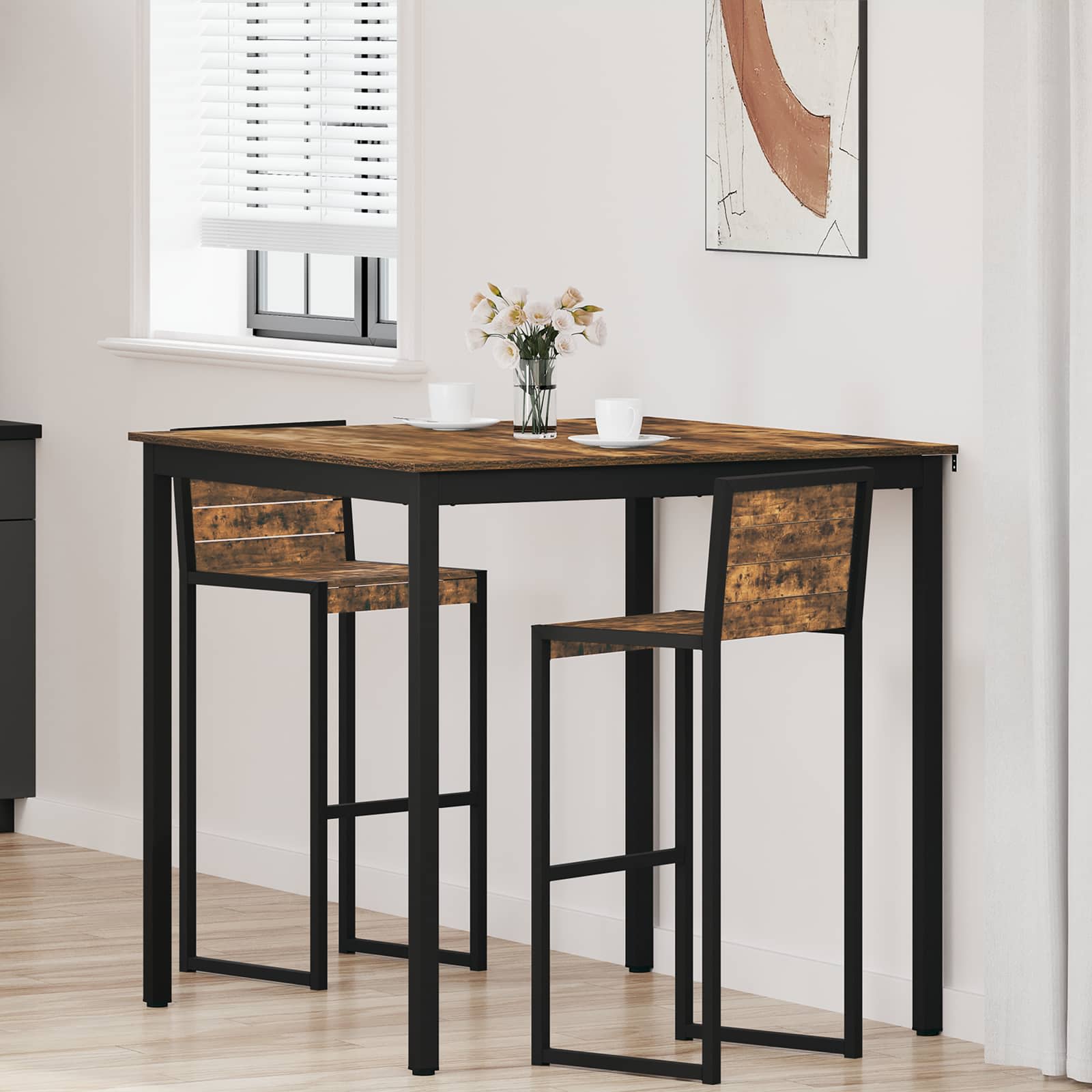Stehtisch Holzwerkstoff Quadratisch