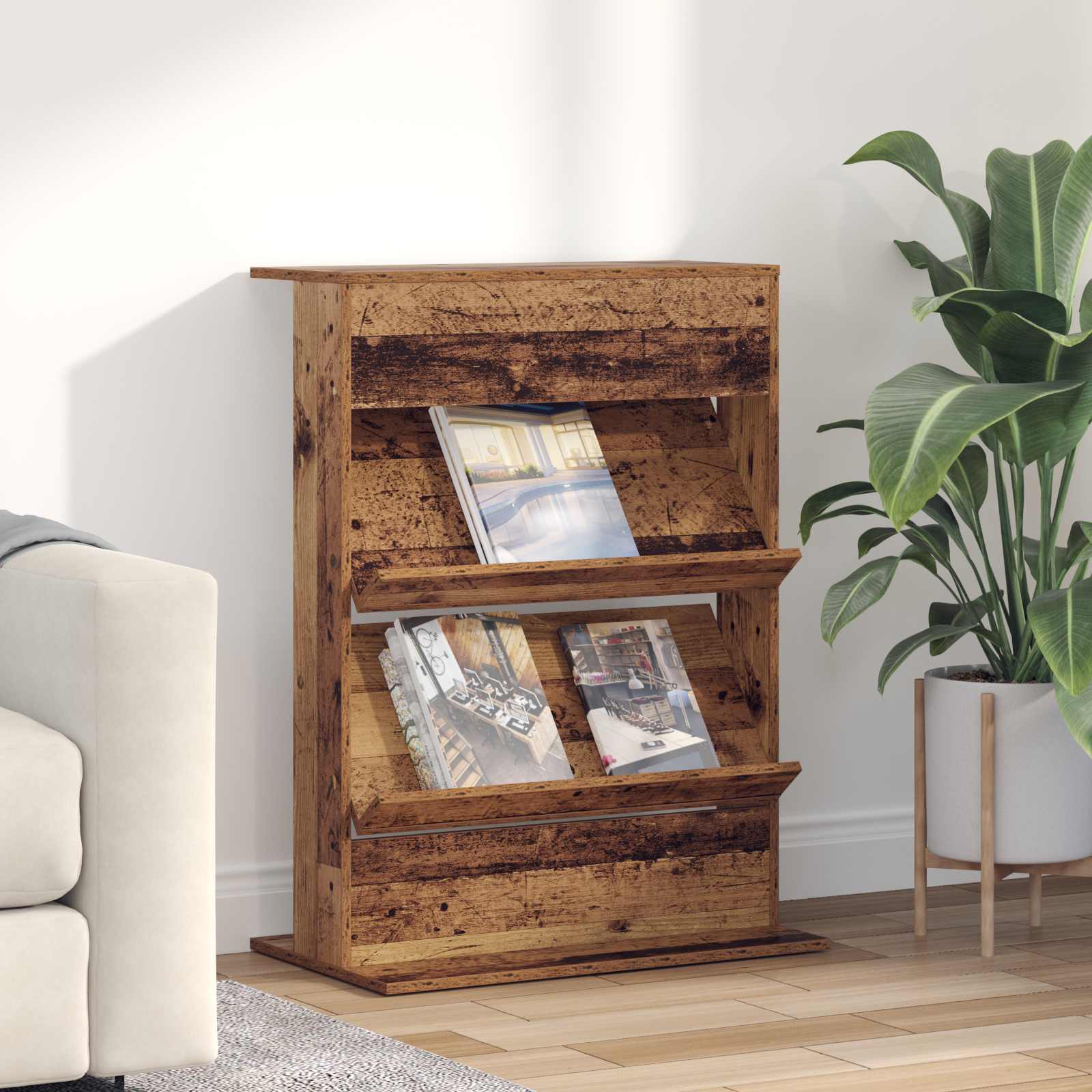 Magazinregal Altholz 70 x 41 x 96 cm Holzwerkstoff