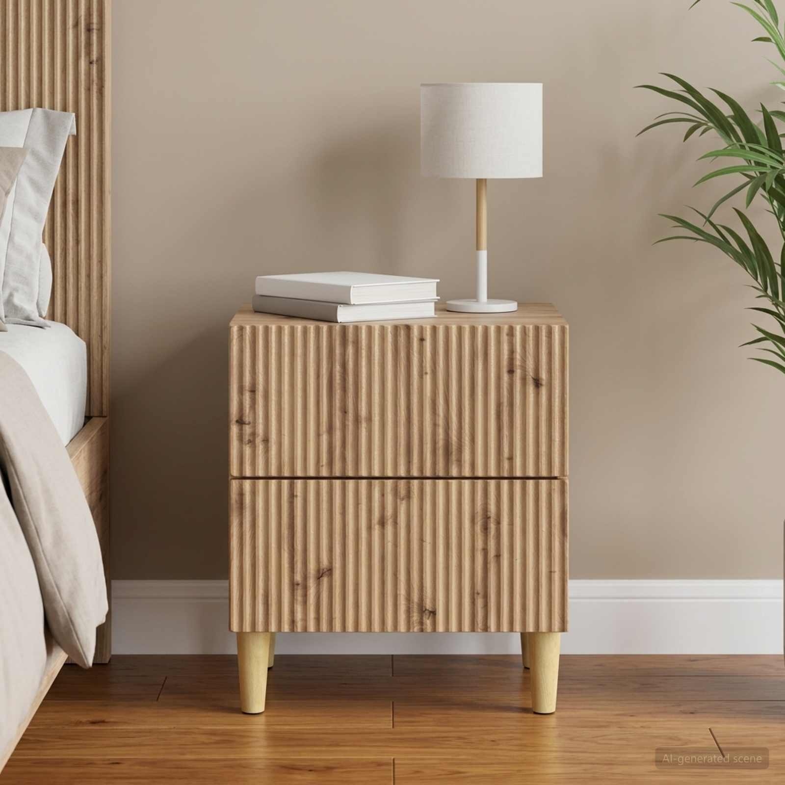 Nachttisch Artisan-Eiche 43 x 34,5 x 48 cm Holzwerkstoff