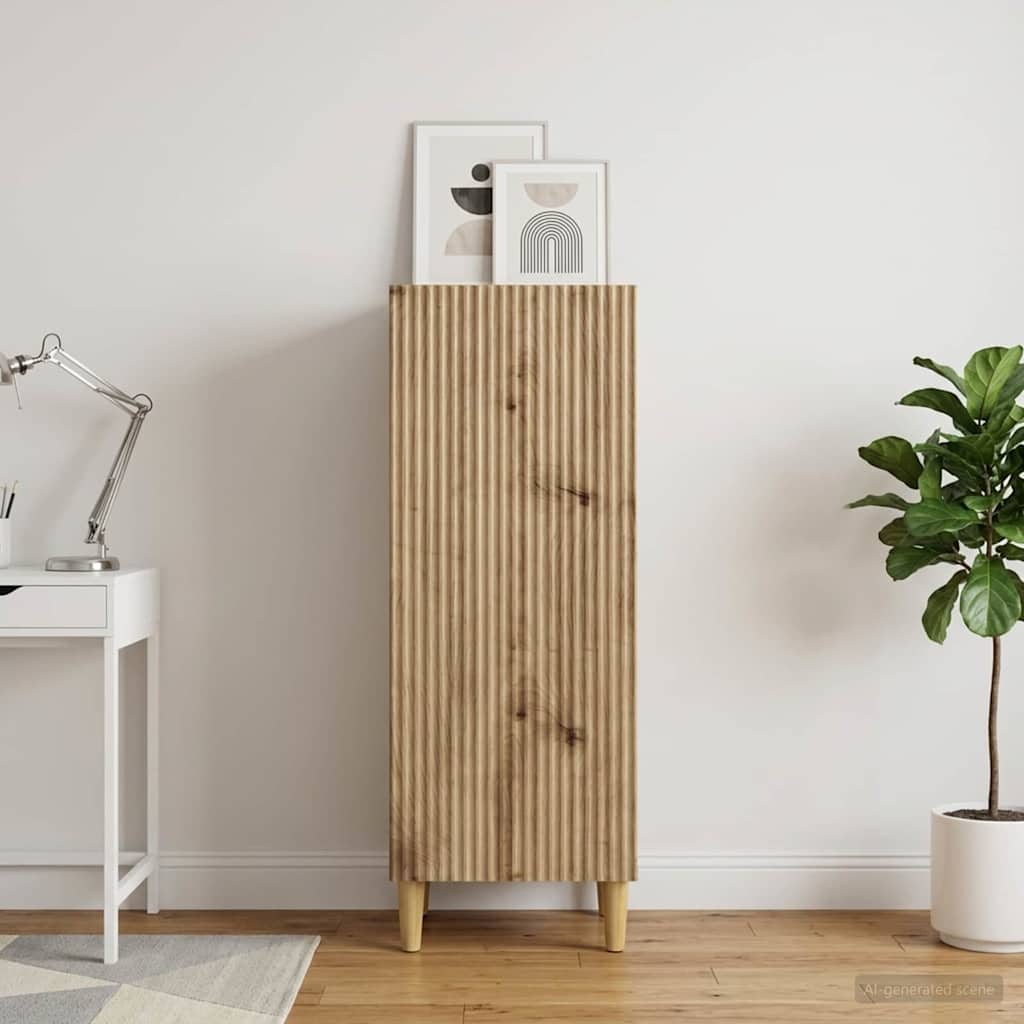 Sideboard Artisan-Eiche 33 x 34,5 x 90 cm Holzwerkstoff