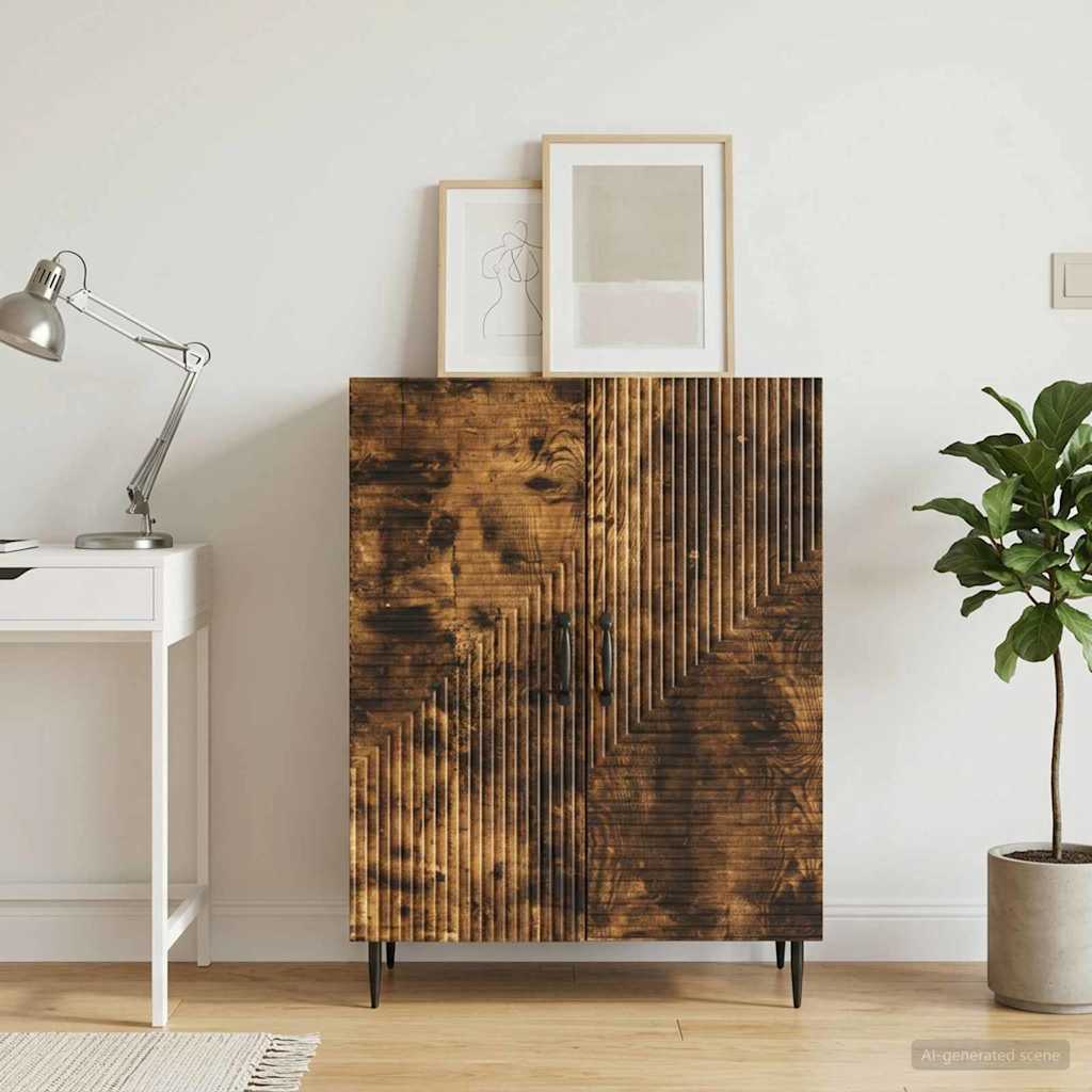 Sideboard Räuchereiche 66 x 34,5 x 89,5 cm Holzwerkstoff