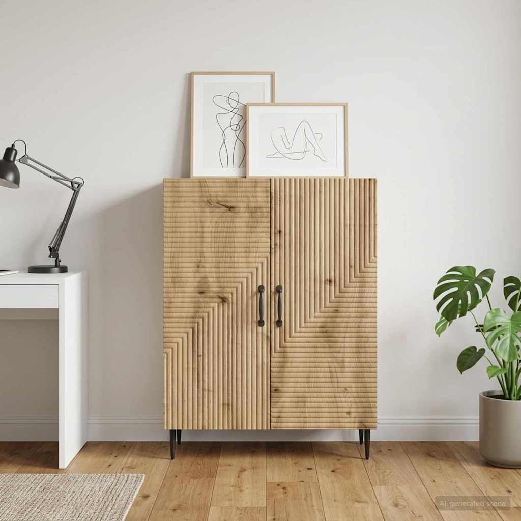 Sideboard Artisan-Eiche 66 x 34,5 x 89,5 cm Holzwerkstoff