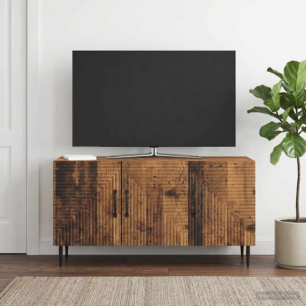TV-Schränk Altholz 99 x 34,5 x 50 cm Holzwerkstoff