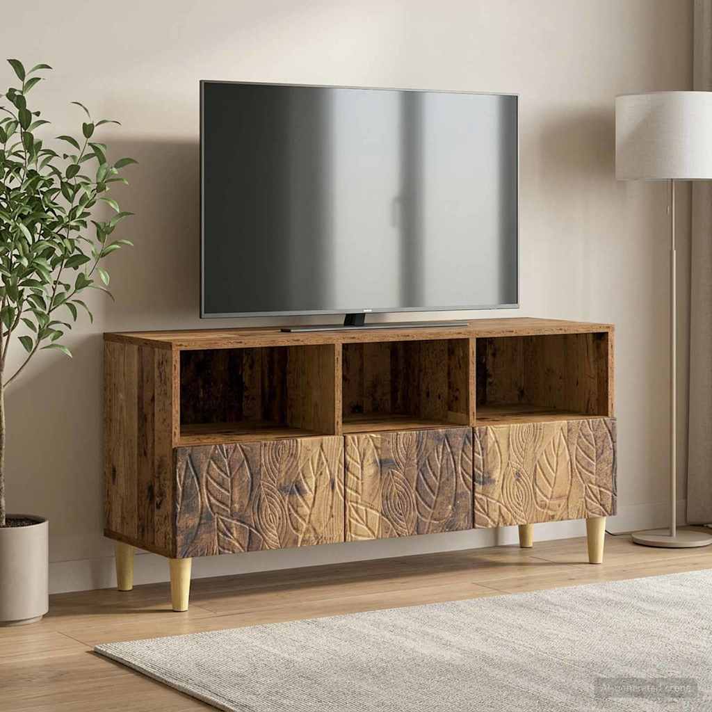 TV-Schränk 102 x 34,5 x 50 cm Altholz Holzwerkstoff