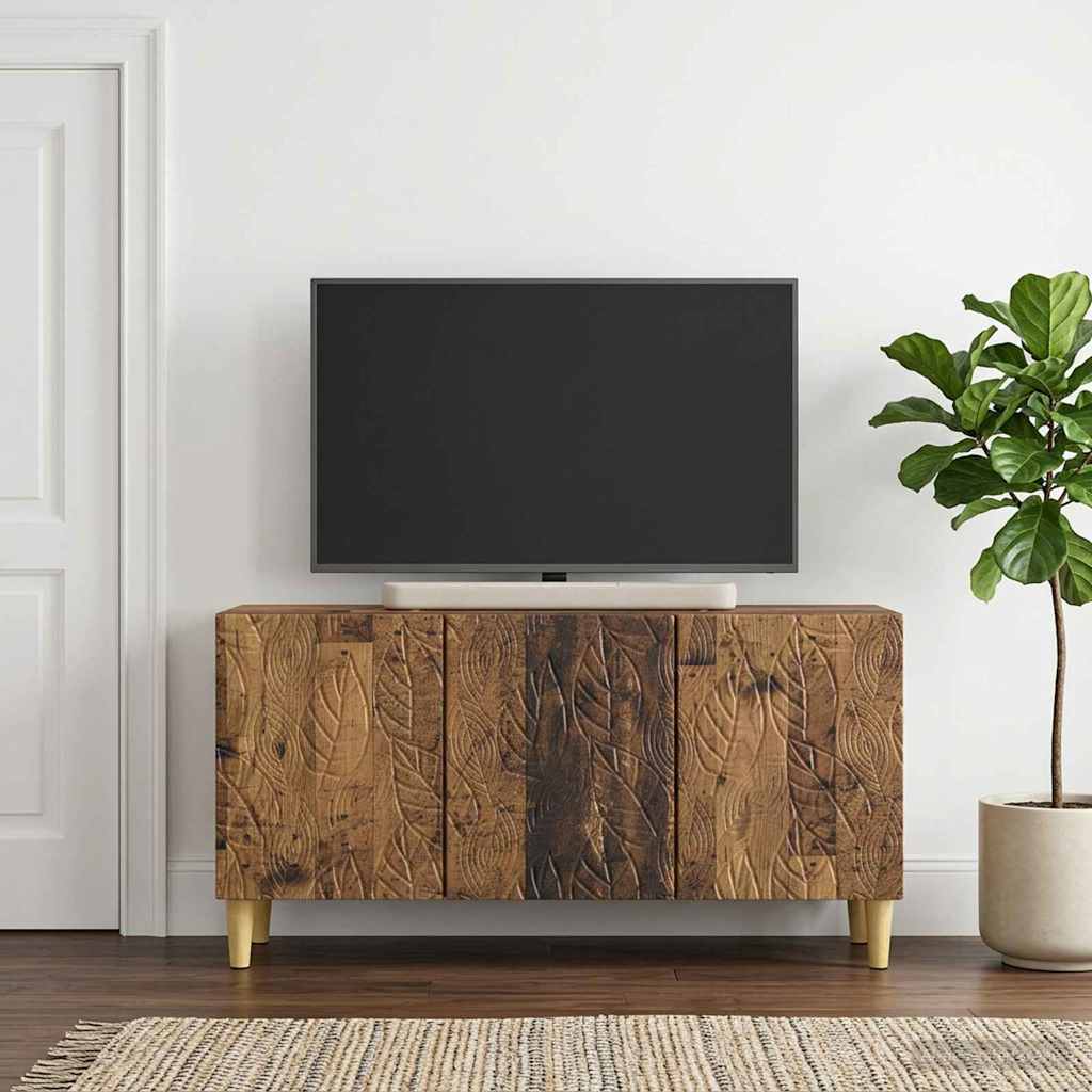 TV-Schränk 99 x 34,5 x 50 cm Altholz Holzwerkstoff