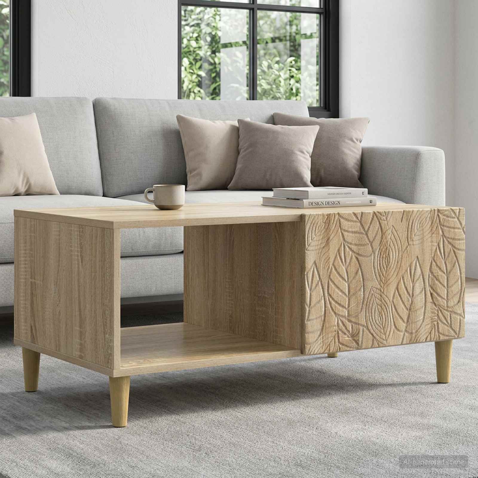 Couchtisch Sonoma-Eiche 90 x 50 x 40 cm Holzwerkstoff