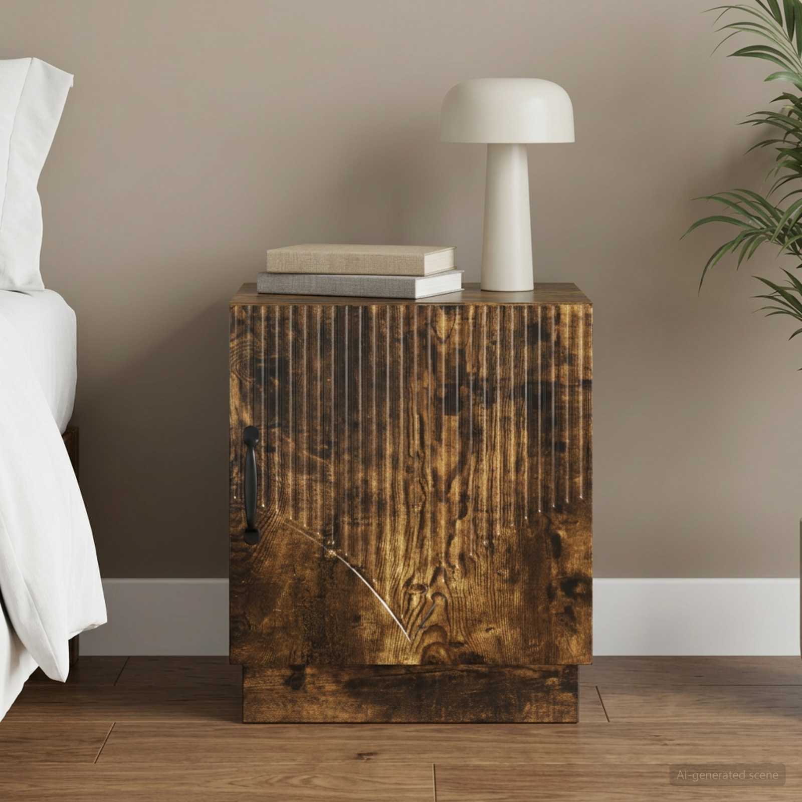 Nachttisch Geräucherte Eiche 43 x 34,5 x 47 cm Holzwerkstoff