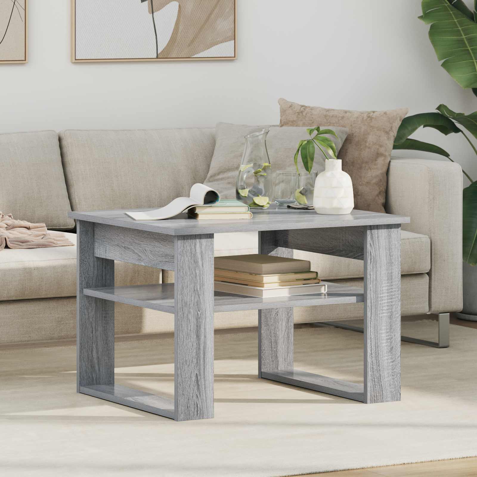 Couchtisch Sonoma-Grau 64 x 54 x 44 cm Holzwerkstoff