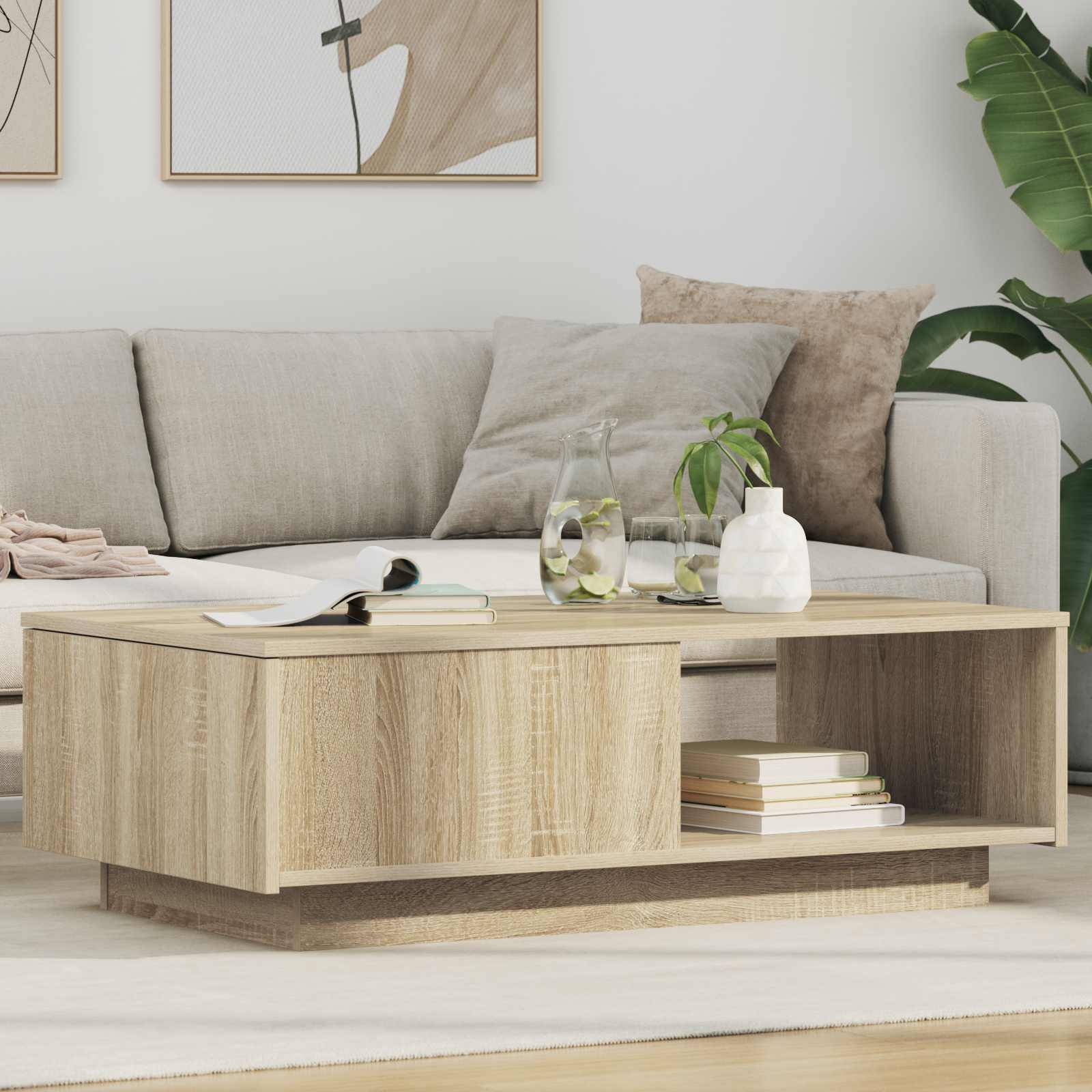 Couchtisch Sonoma-Eiche 95 x 55 x 31 cm Holzwerkstoff