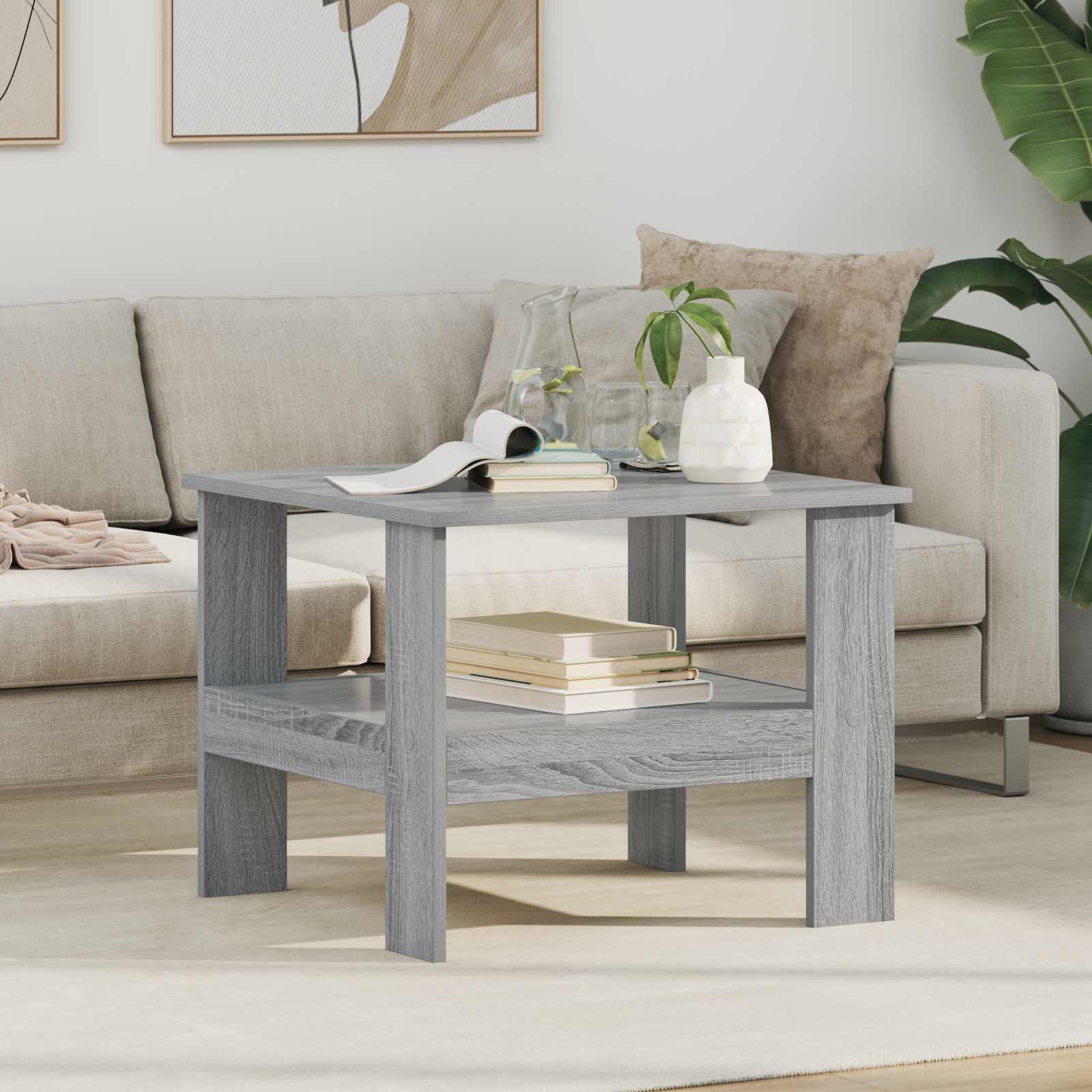 Couchtisch Graues Sonoma 57 x 55 x 45 cm Holzwerkstoff
