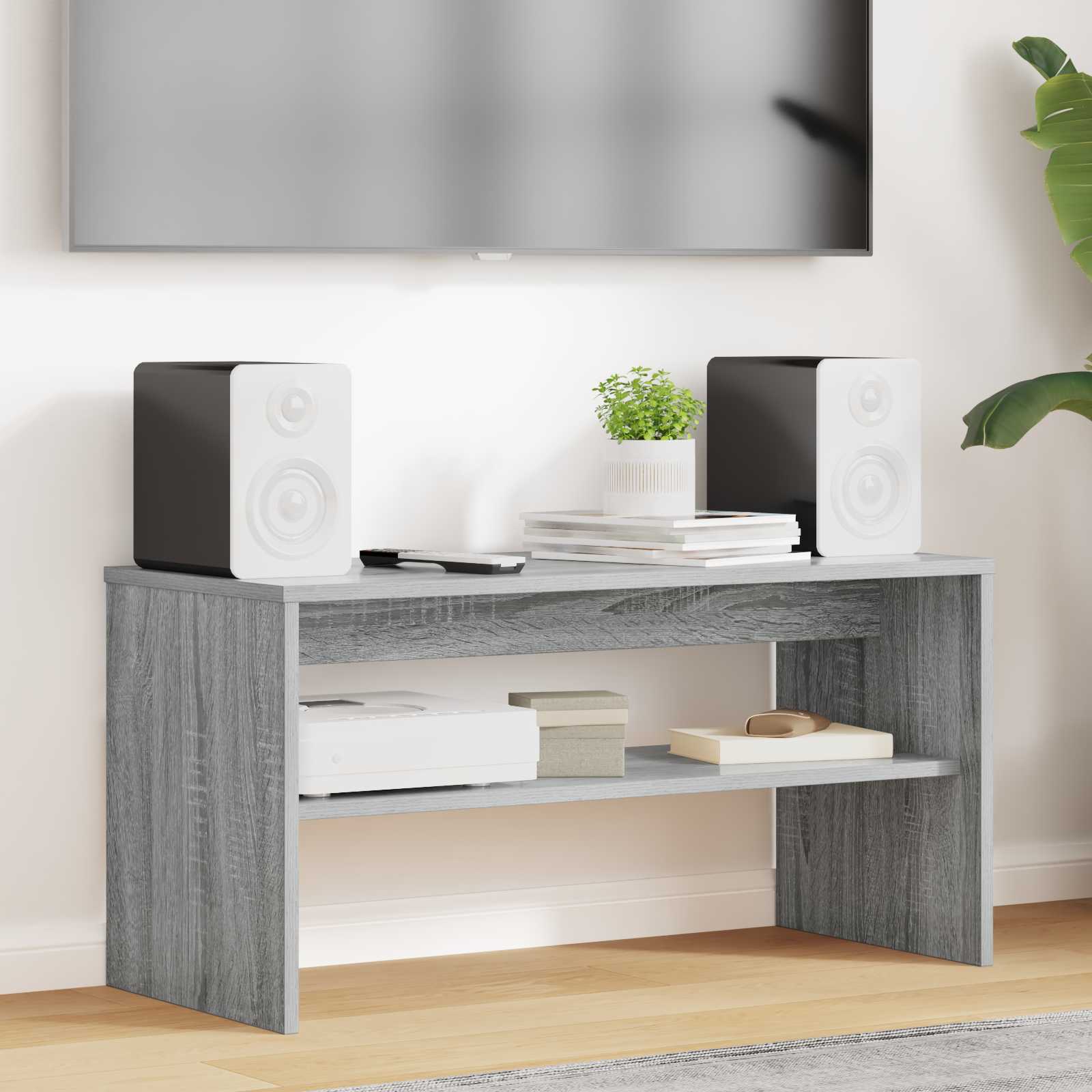 TV-Schränk 80 x 35 x 40 cm Graues Sonoma Holzwerkstoff