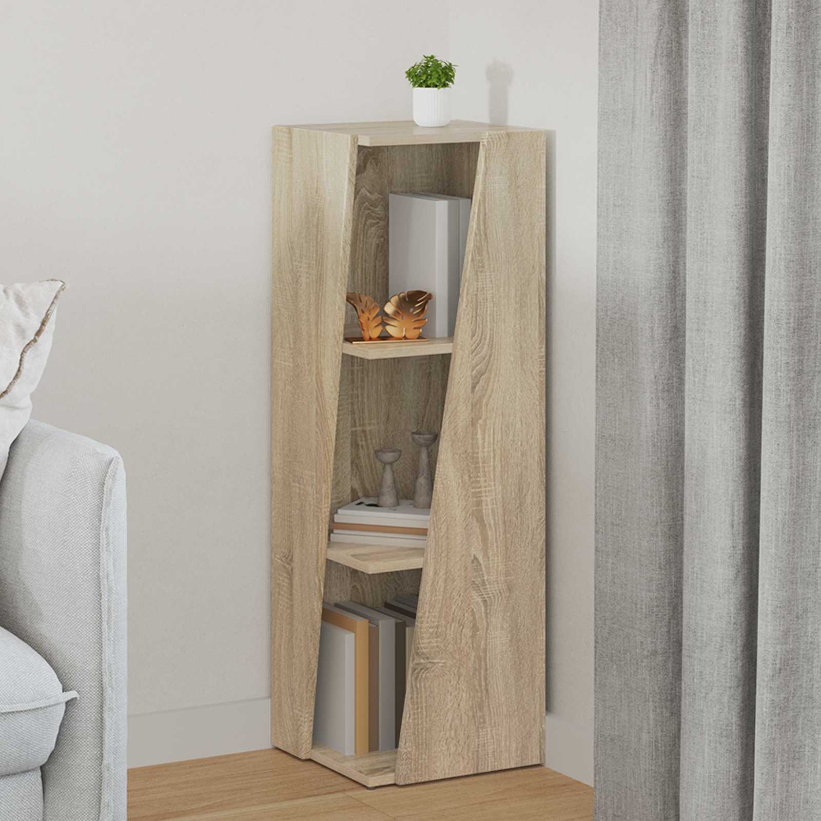 Seitenregal 33 x 32 x 100,5 cm Holzwerkstoff Sonoma-Eiche