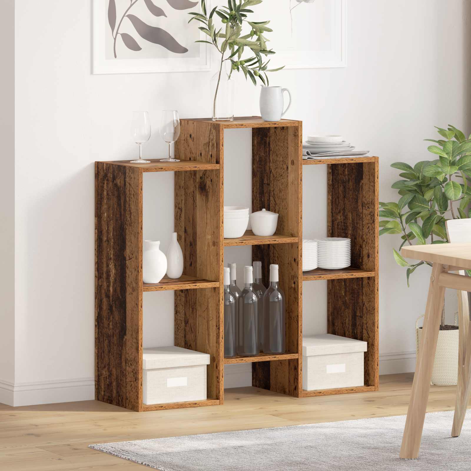 Sideboard Altholz 90 x 30 x 90 cm