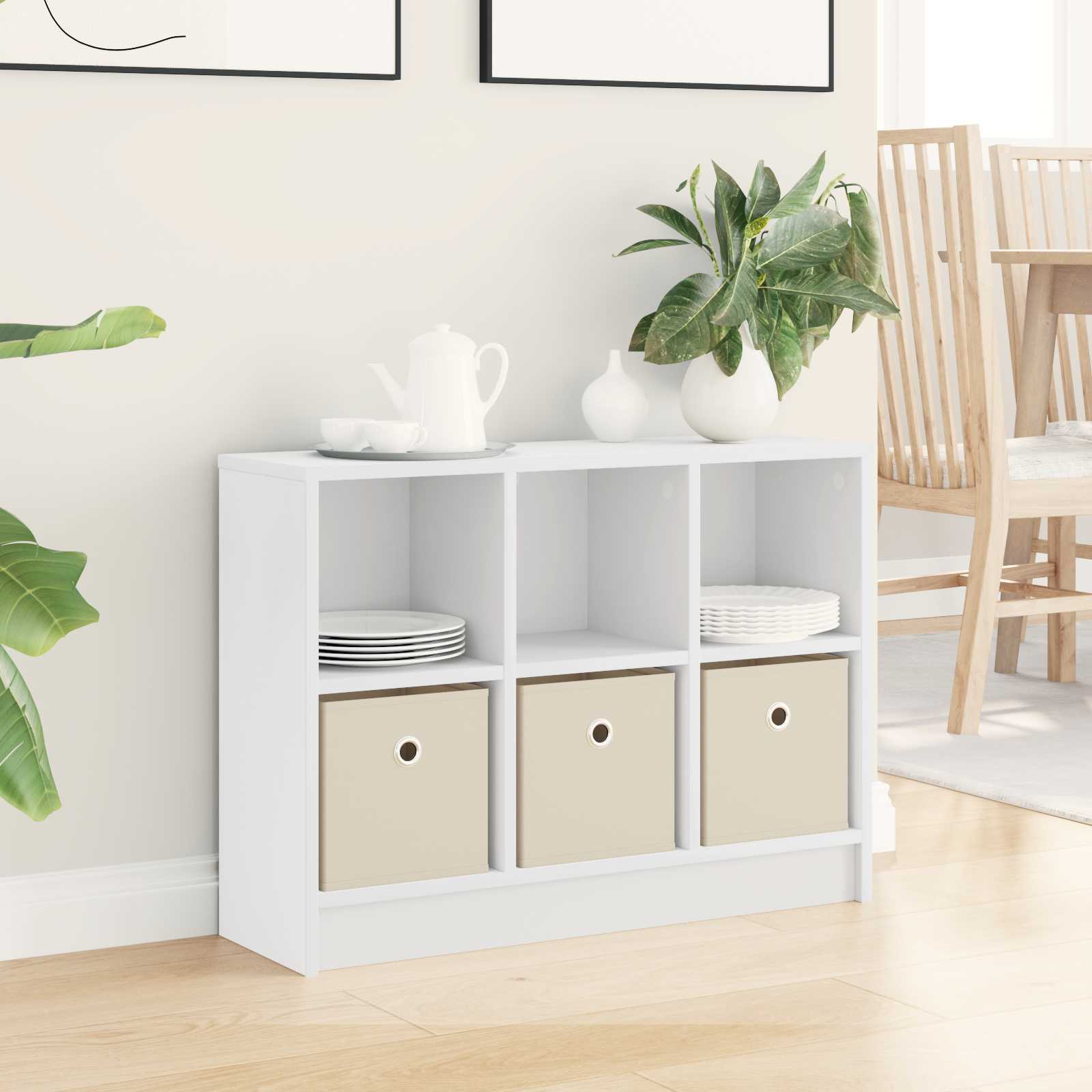 Sideboard Weiß 73,5 x 22,5 x 53,5 cm
