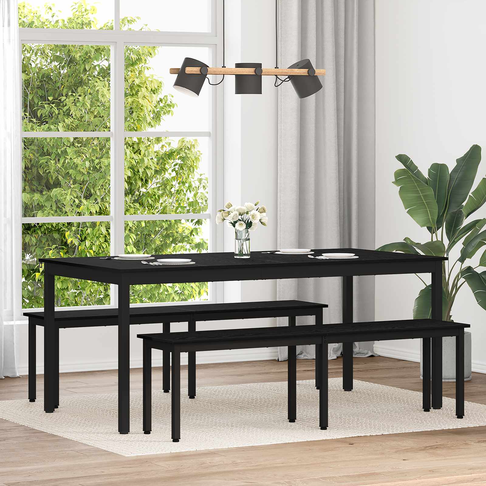 Esstische 180 x 90 x 75 cm Holzwerkstoff Rechteckig