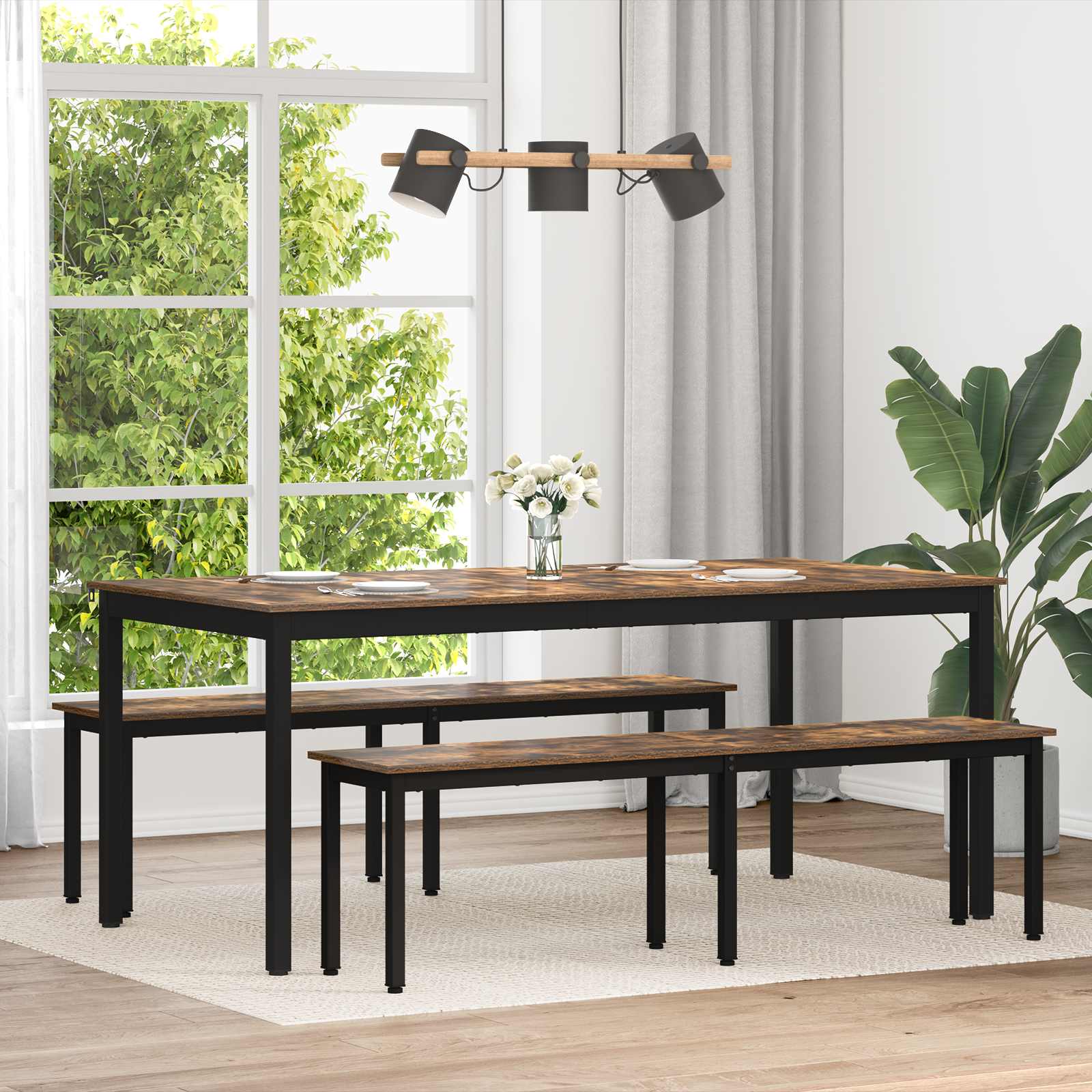 Esstische 180 x 90 x 75 cm Holzwerkstoff Rechteckig
