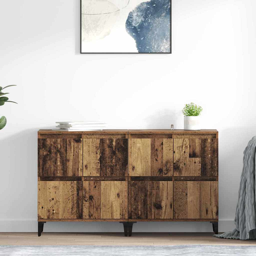 Sideboards 2 stk. Altholz 60 x 35 x 70 cm Holzwerkstoff