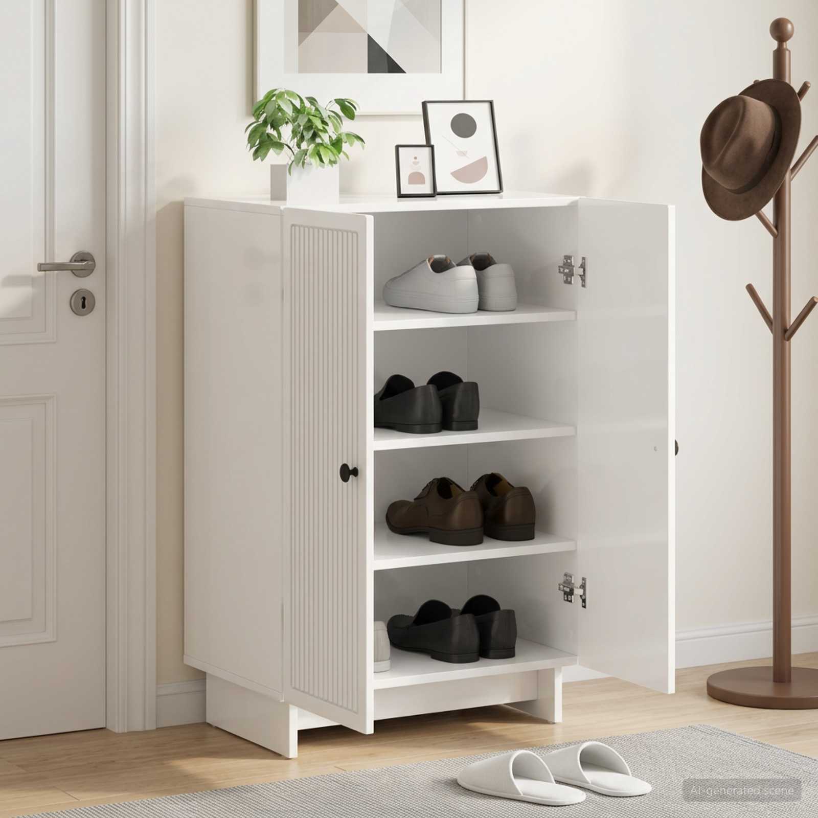 Schuhschrank EDE 59,5 x 39,5 x 90 cm Holzwerkstoff