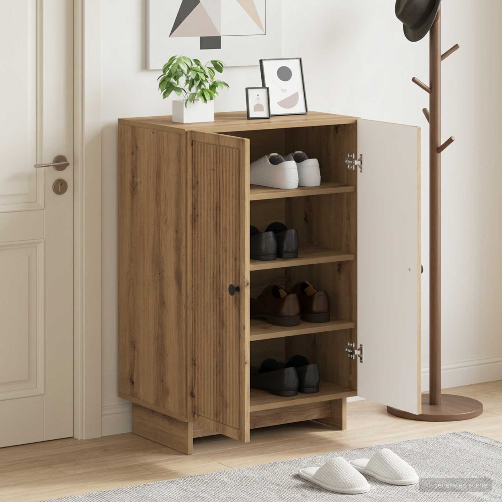 Schuhschrank EDE 59,5 x 39,5 x 90 cm Holzwerkstoff