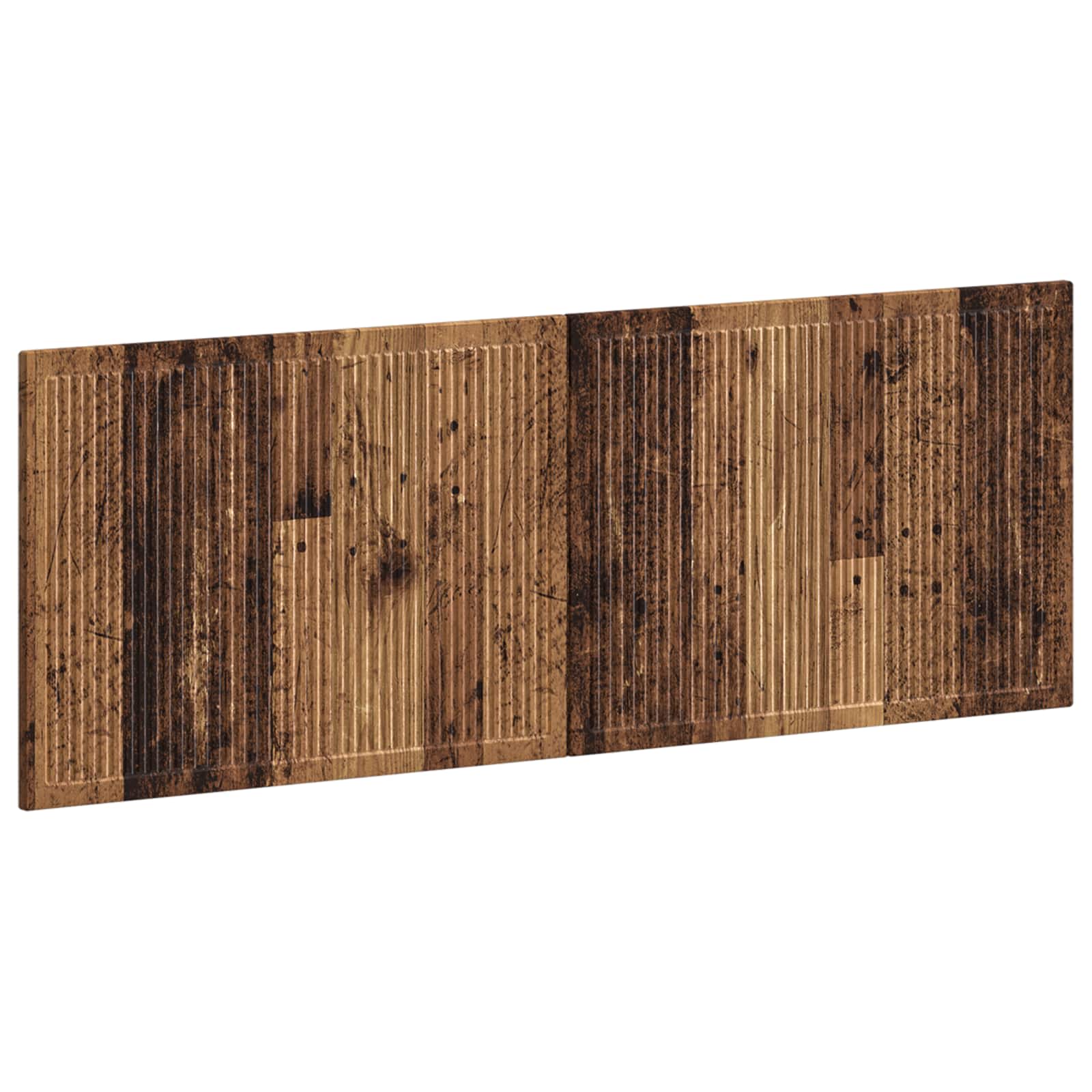 Wandmontiertes Kopfteil EDE Altholz Holzwerkstoff