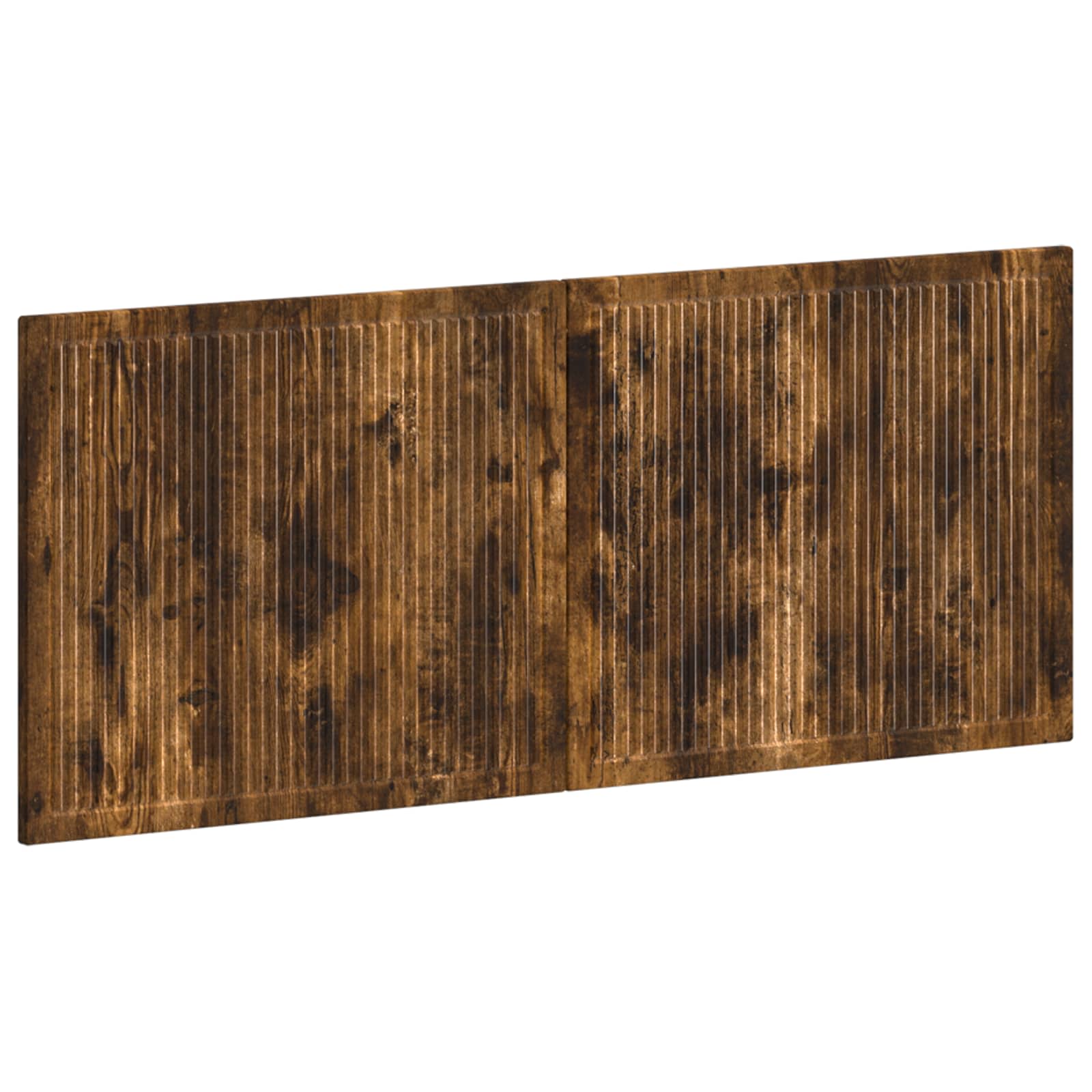 Wandmontiertes Kopfteil EDE Raucheiche Holzwerkstoff