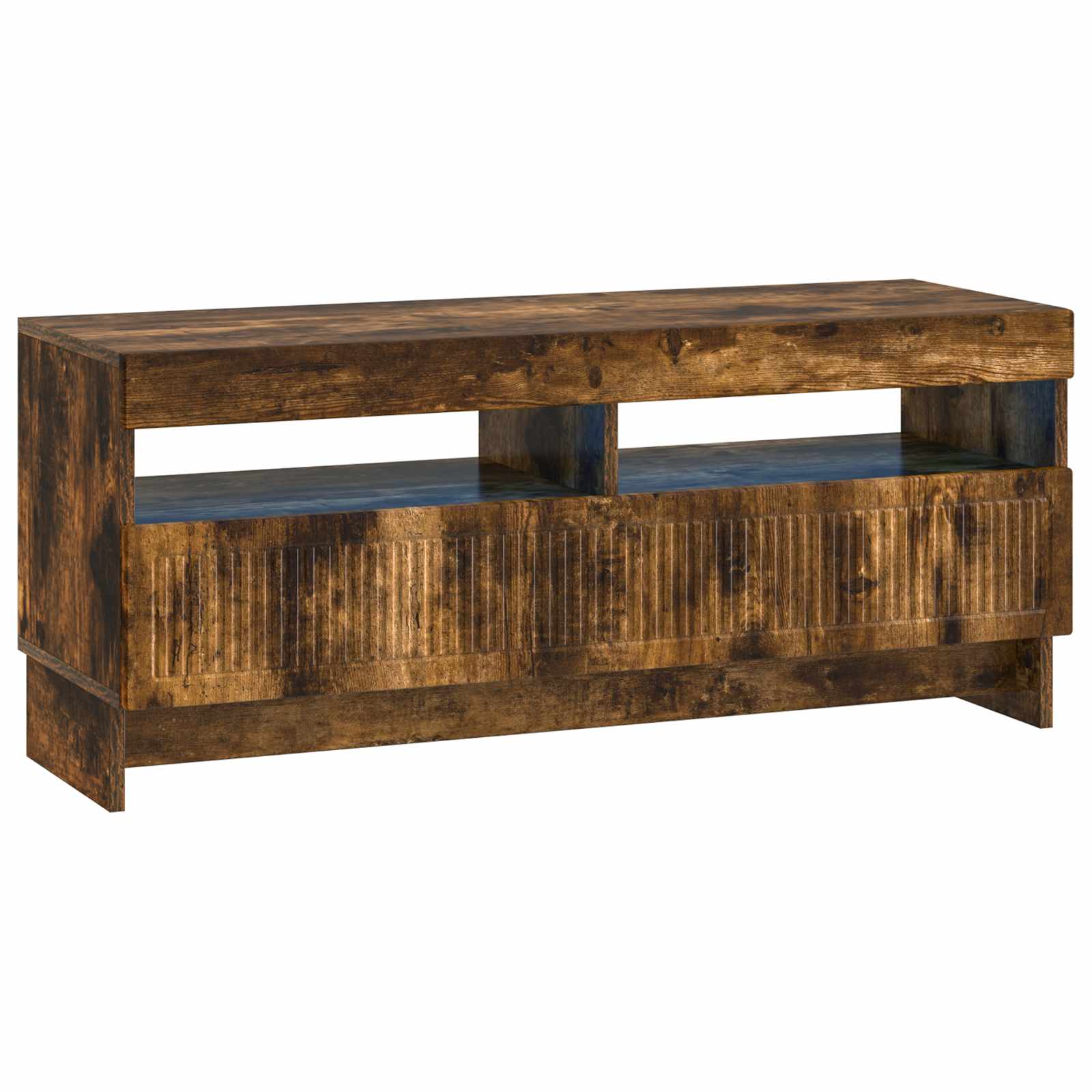 LED-TV-Schrank Raucheiche Holzwerkstoff