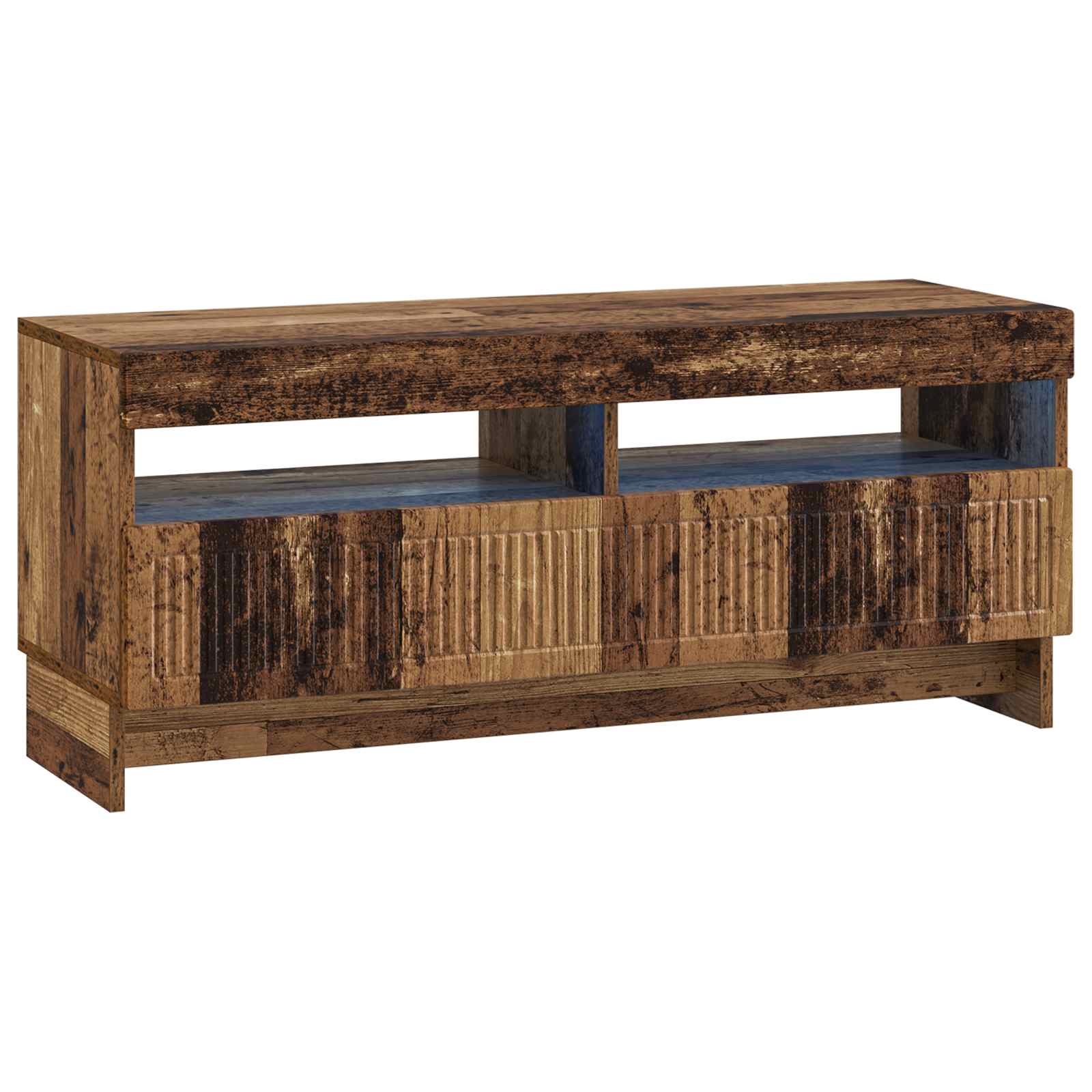 LED-TV-Schrank Altholz Holzwerkstoff