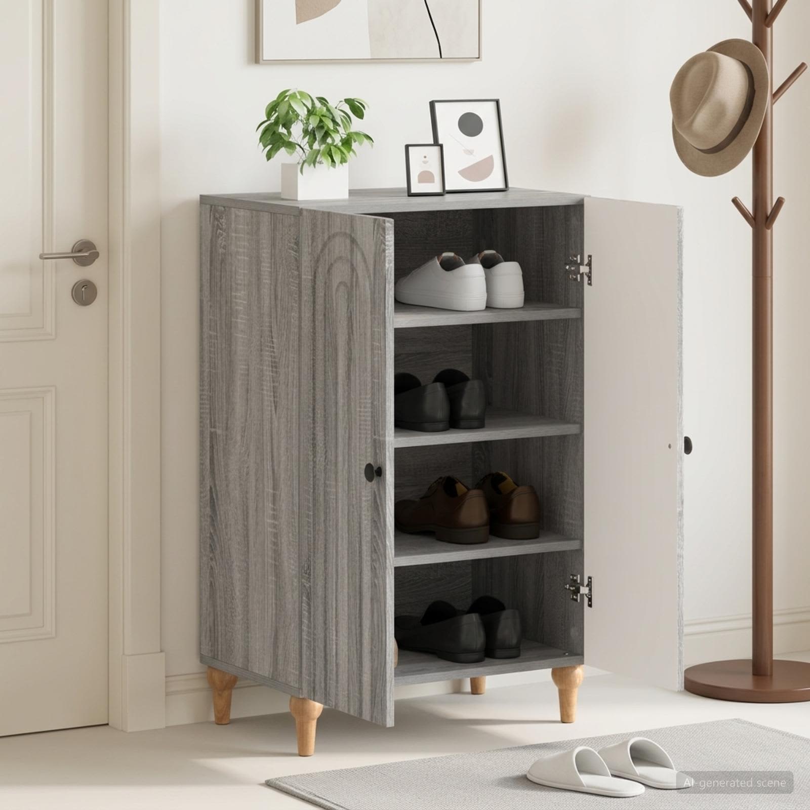 Schuhschrank ALKMAAR 59,5 x 39,5 x 90 cm Holzwerkstoff