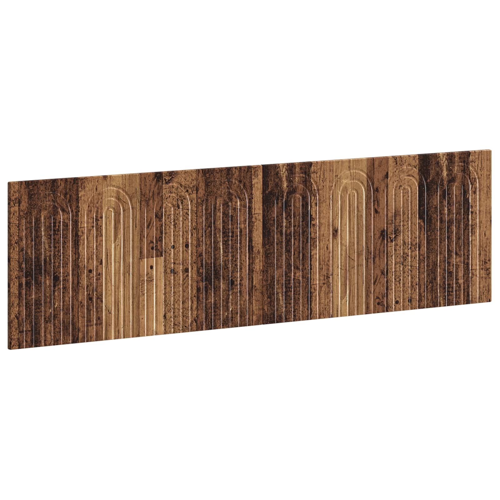Wandmontiertes Kopfteil ALKMAAR Altholz Holzwerkstoff