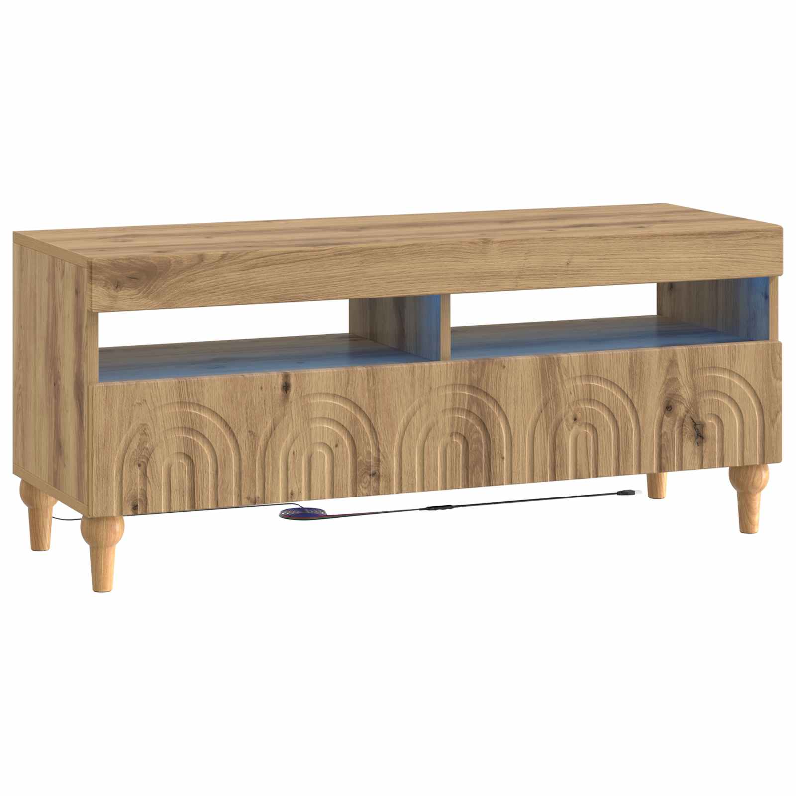 LED-TV-Schrank Artisan-Eiche Holzwerkstoff