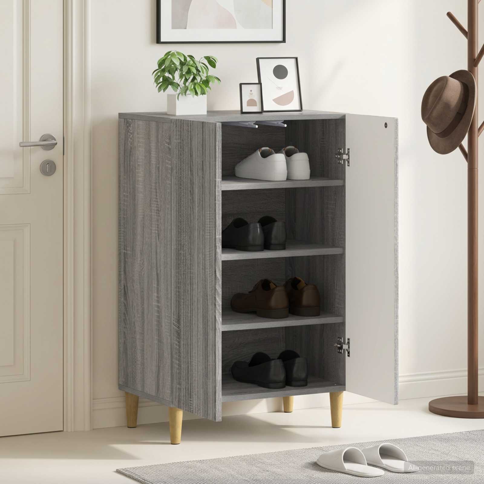 Schuhschrank ARNHEM 59,5 x 39,5 x 90 cm Holzwerkstoff