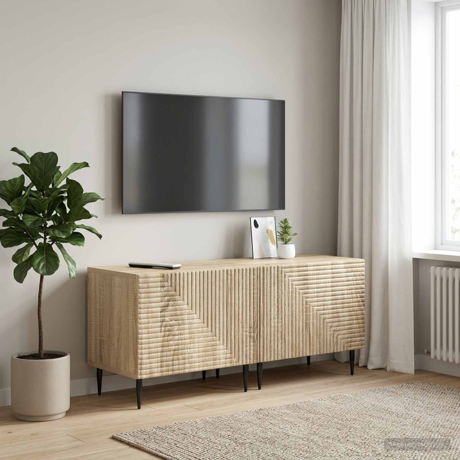 TV-Schrank Sonoma-Eiche Holzwerkstoff