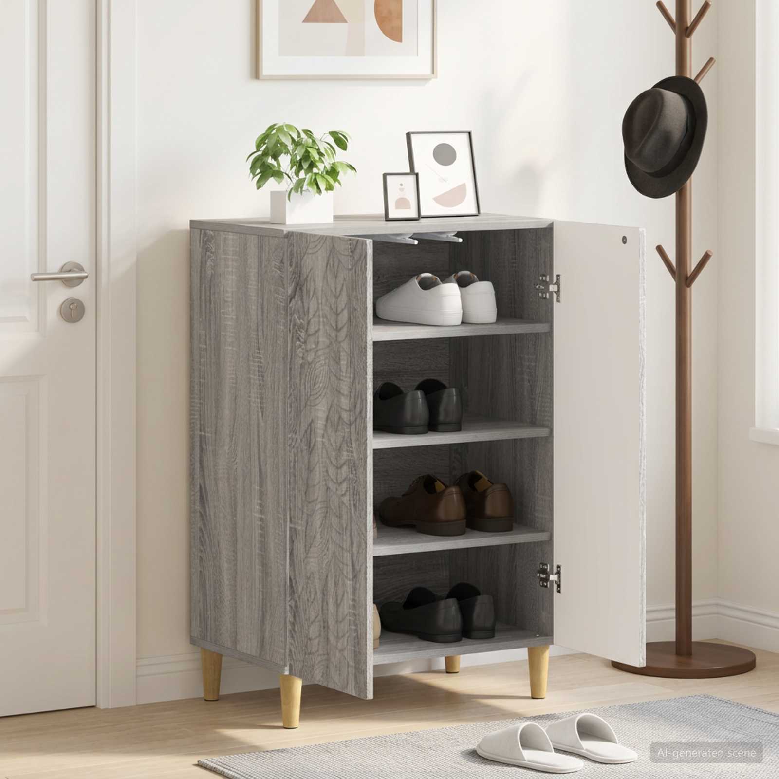 Schuhschrank DELFT 59,5 x 39,5 x 90 cm Holzwerkstoff