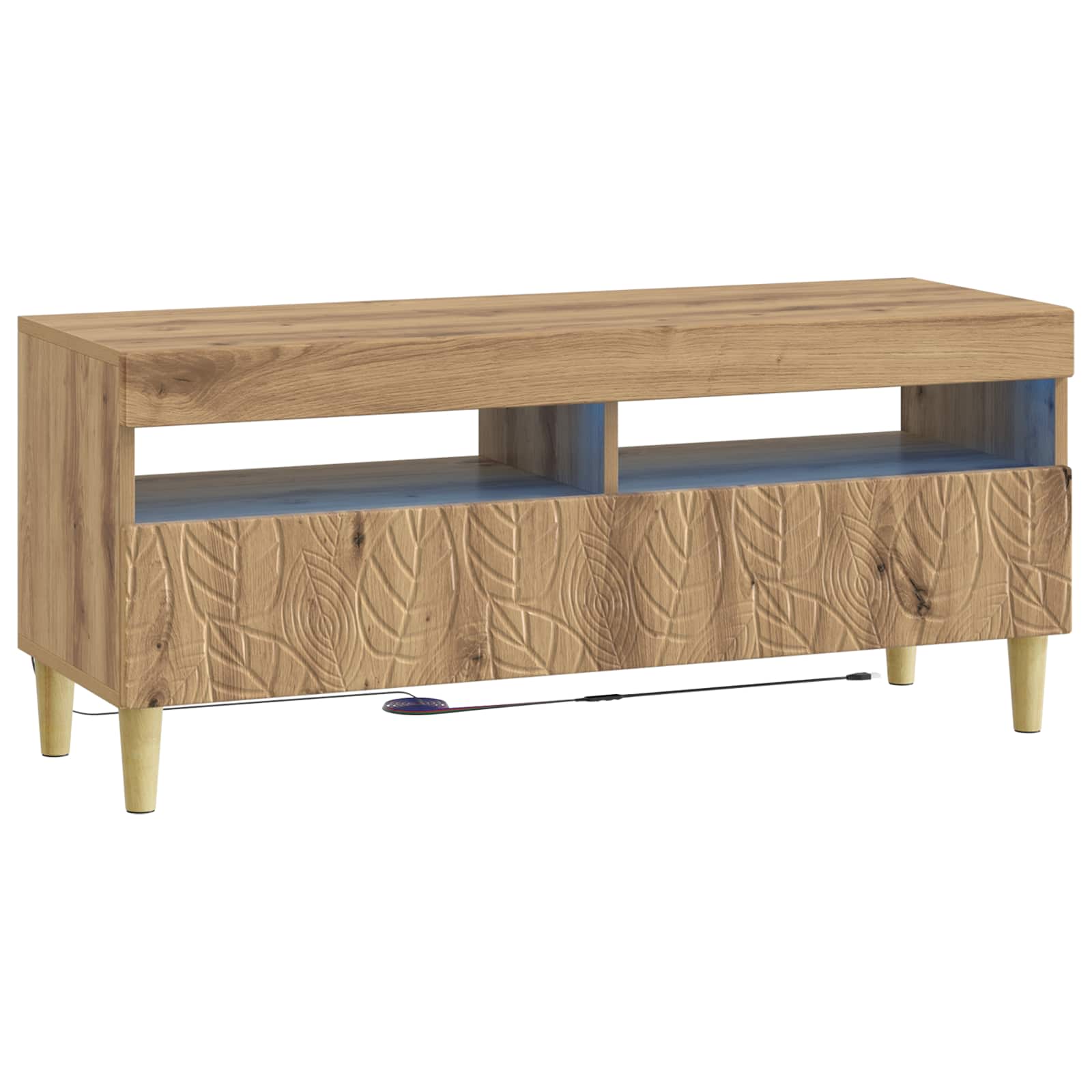 LED-TV-Schrank Artisan-Eiche Holzwerkstoff