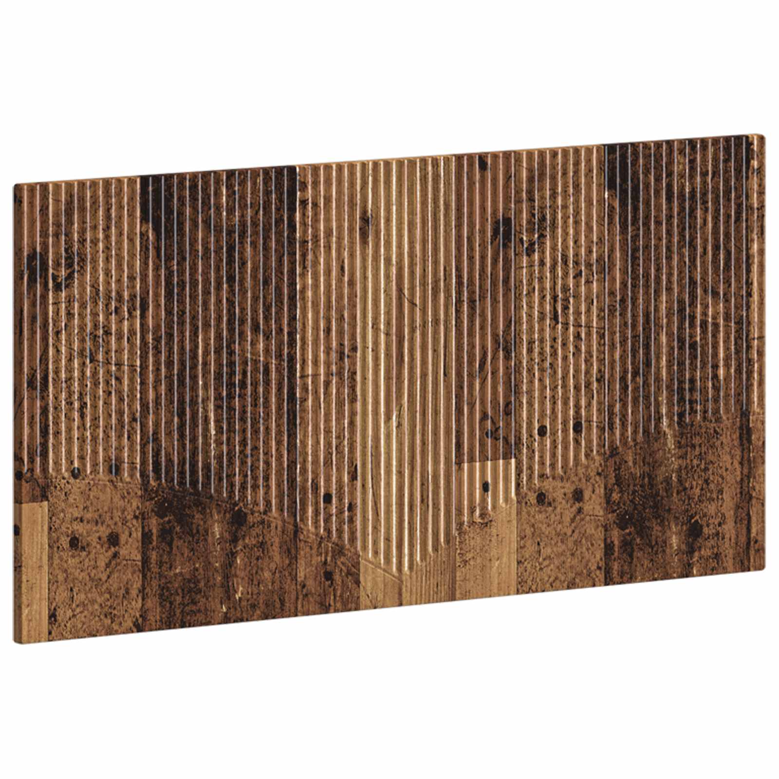 Wandmontiertes Kopfteil HOORN Altholz Holzwerkstoff