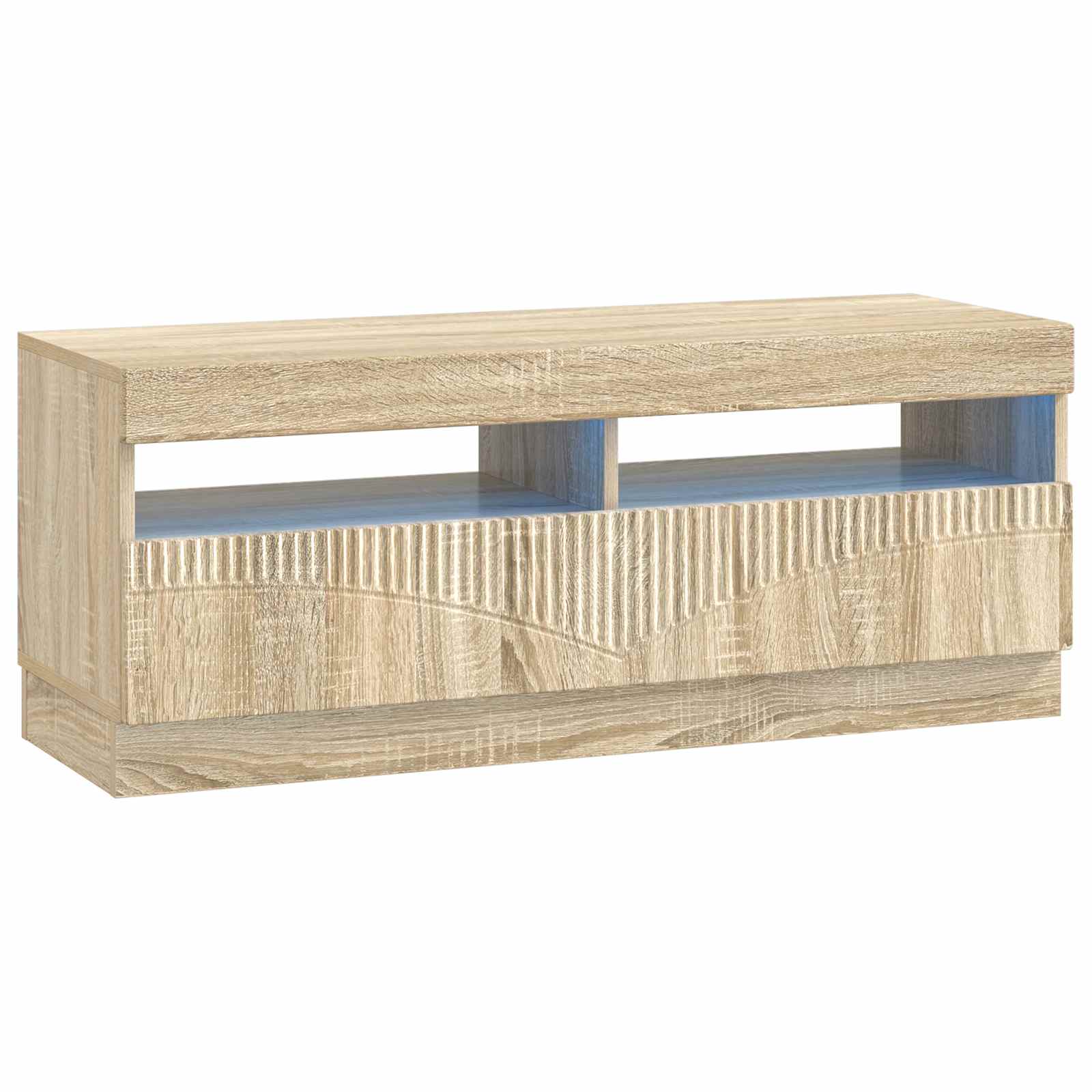 LED-TV-Schrank Sonoma-Eiche Holzwerkstoff