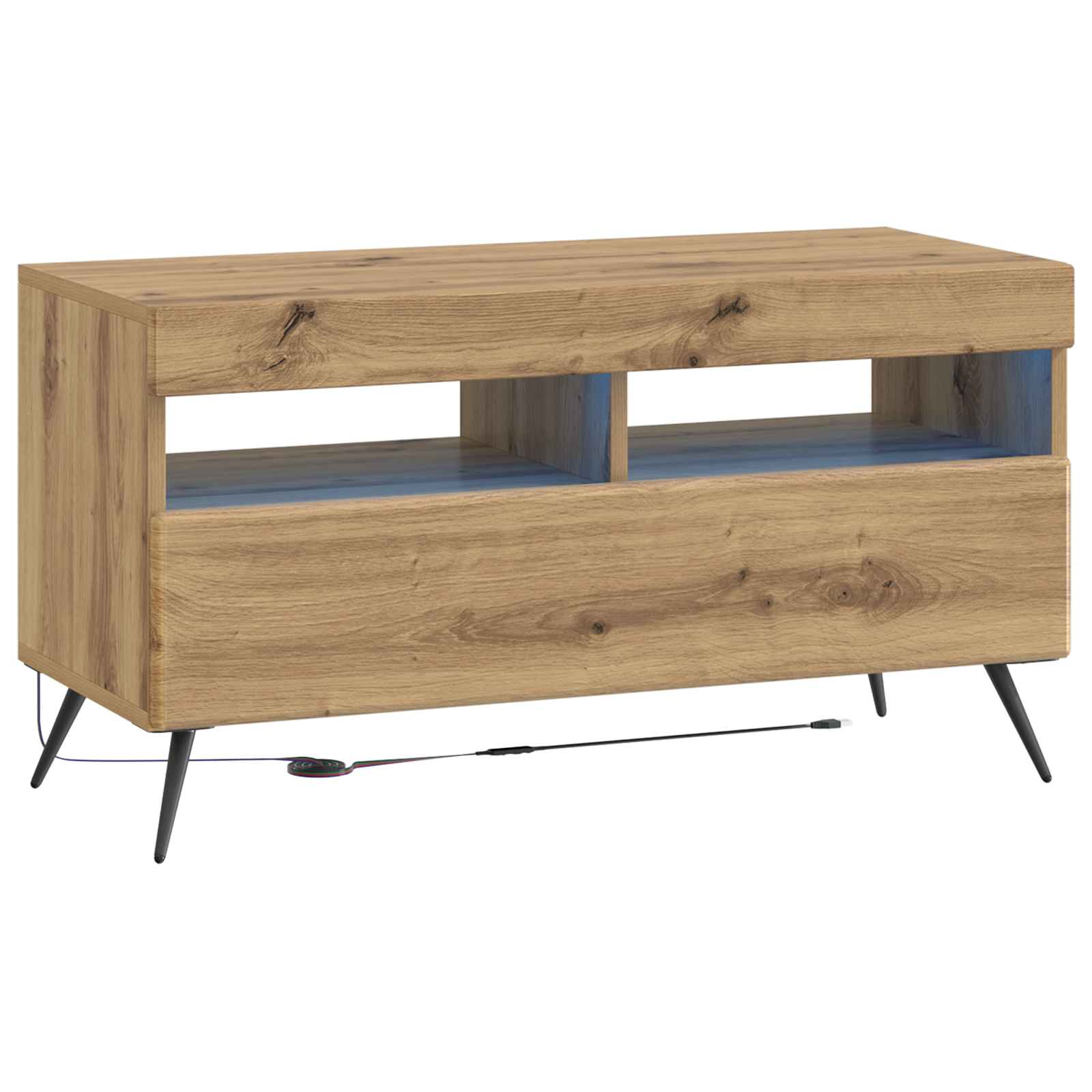 LED-TV-Schrank Artisan-Eiche Holzwerkstoff