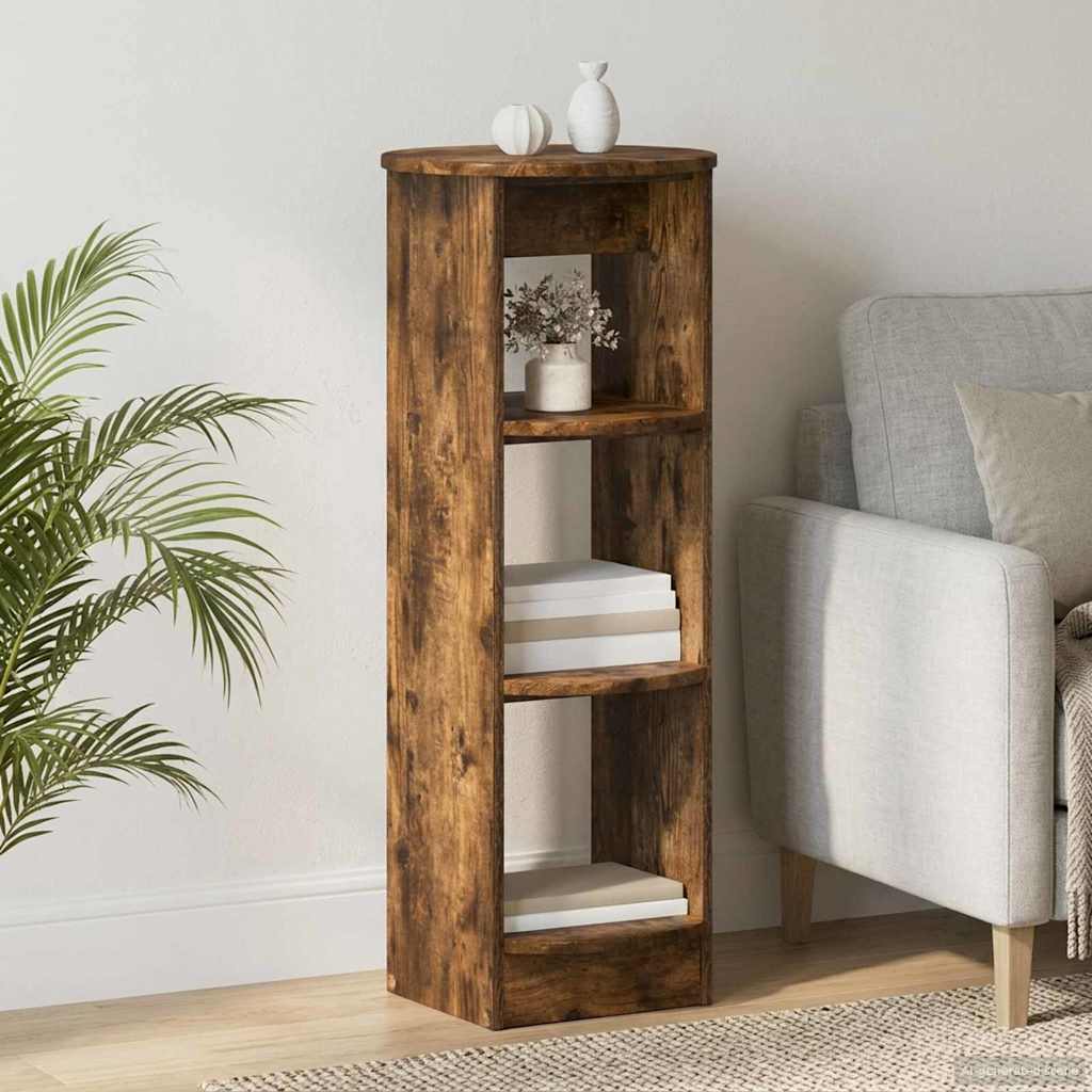 Seitenschrank Räuchereiche 40 x 40 x 100 cm Holzwerkstoff