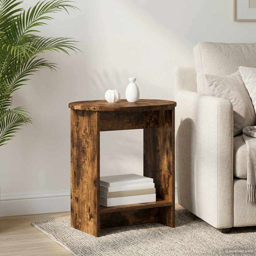 Beistelltisch Räuchereiche 50 x 39,5 x 55 cm Holzwerkstoff