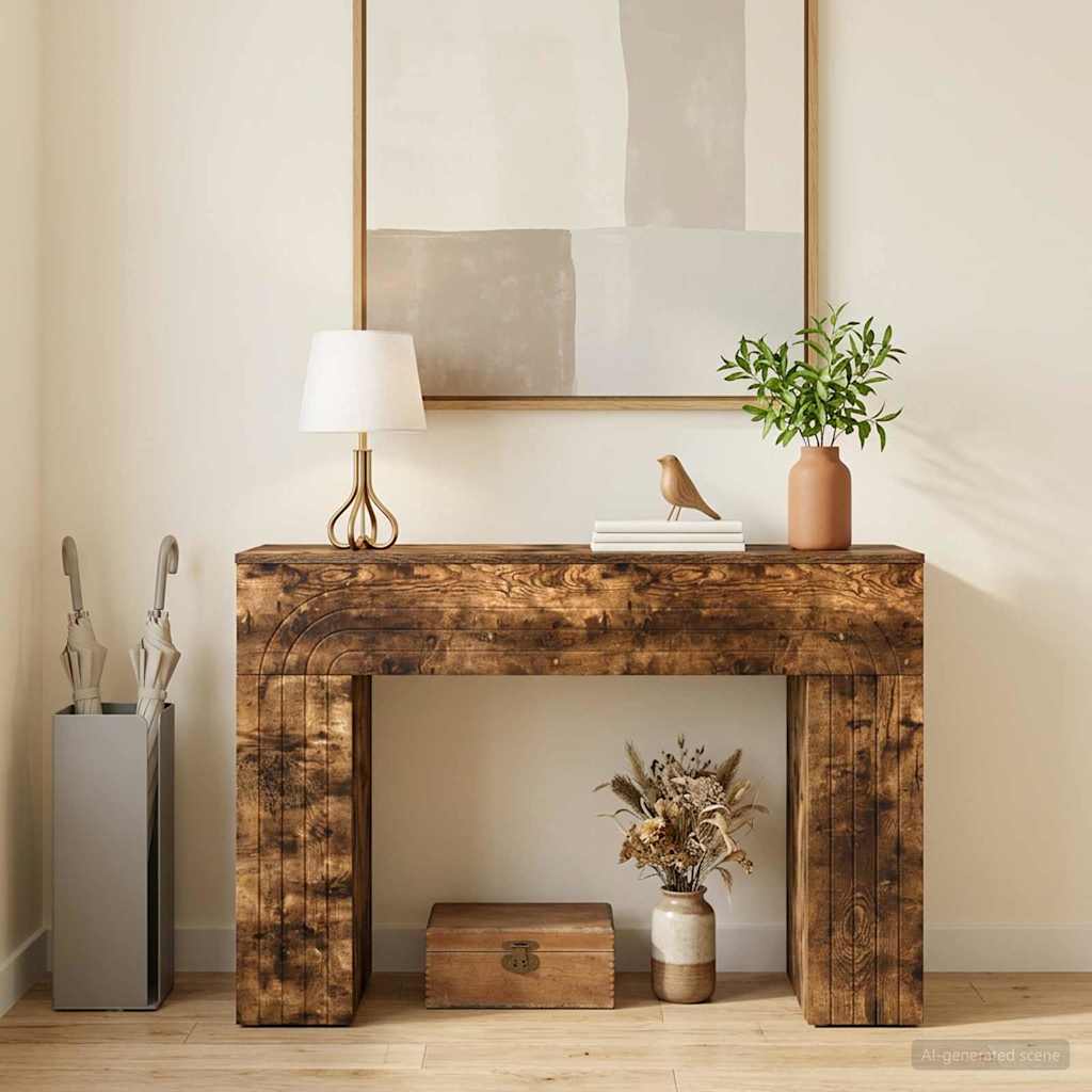 Couchtisch Räuchereiche 102 x 35 x 75 cm Holzwerkstoff