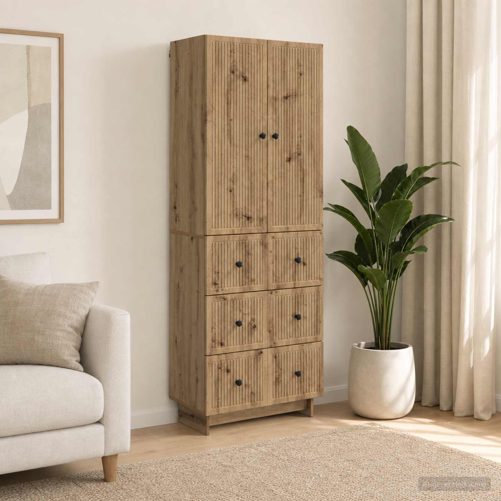 Schrankset 2 stk. Holzwerkstoff