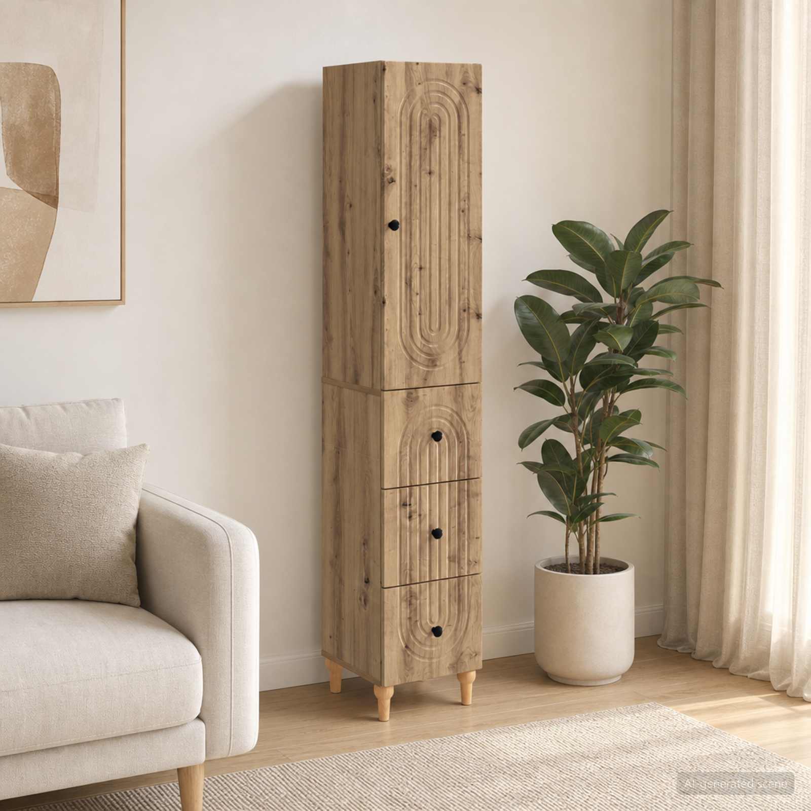 Schrankset 2 stk. Holzwerkstoff
