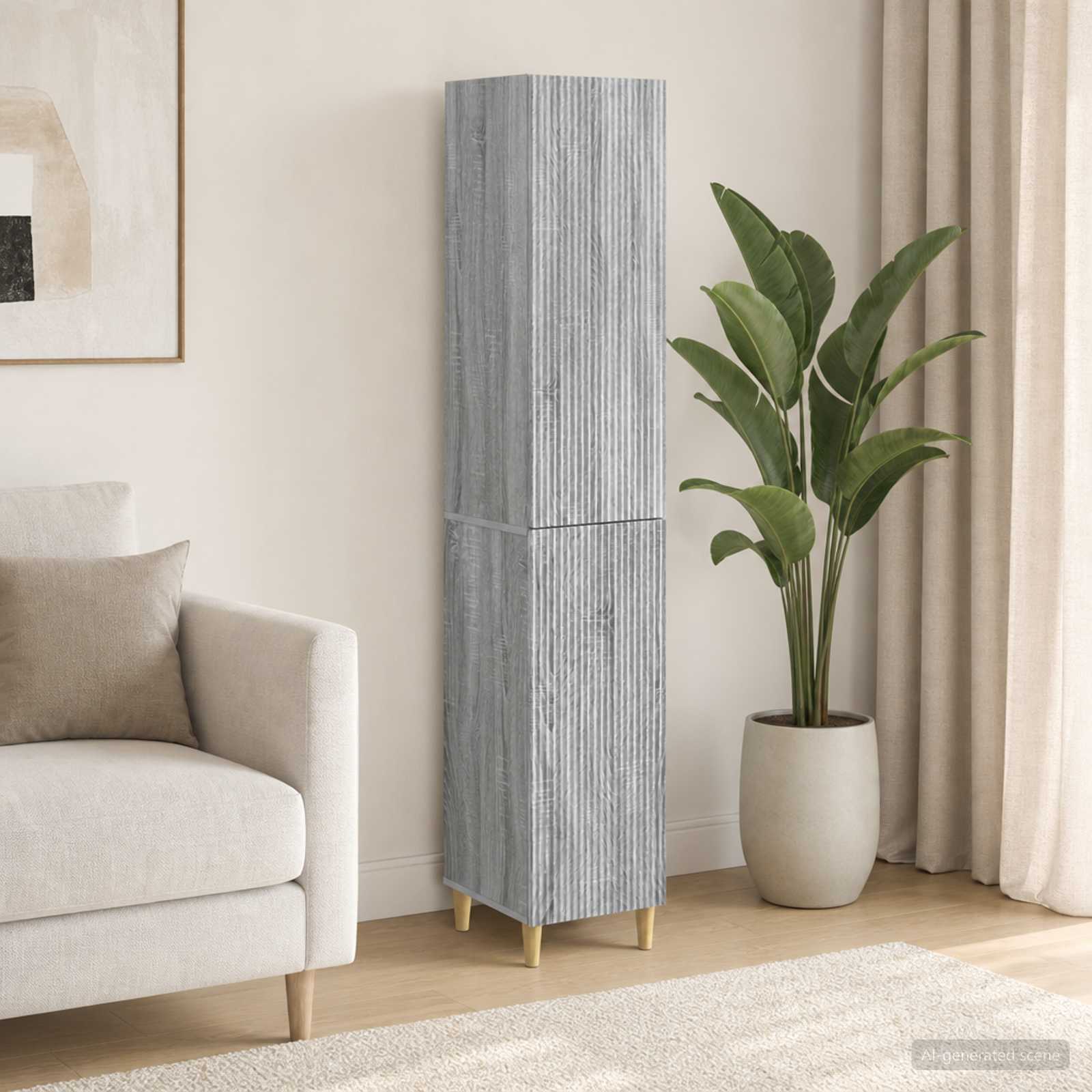Schrankset 2 stk. Holzwerkstoff