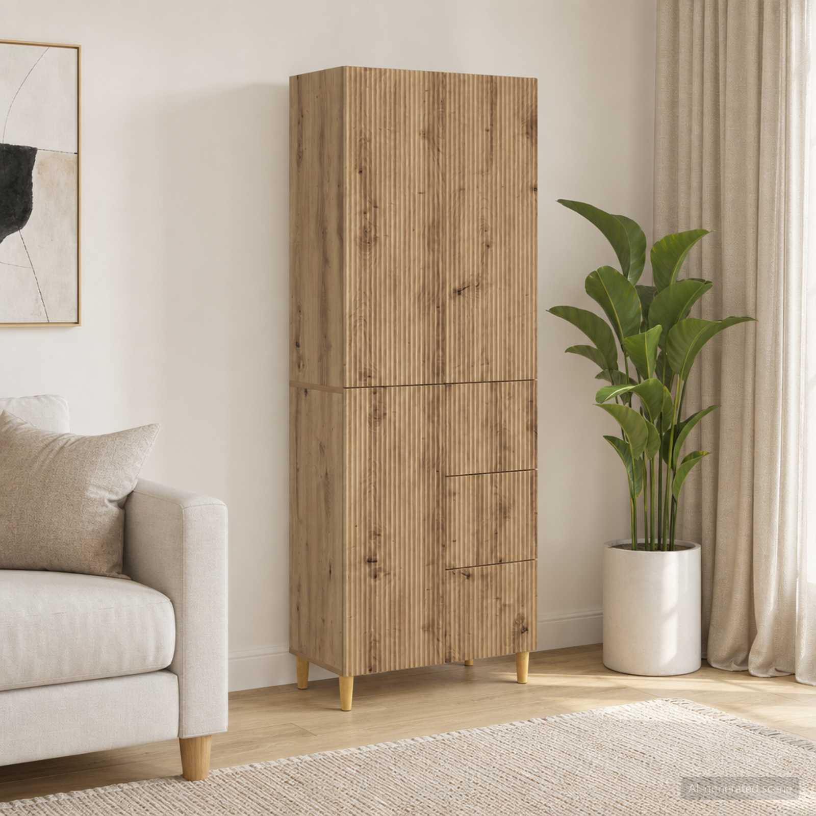 Schrankset 2 stk. Holzwerkstoff
