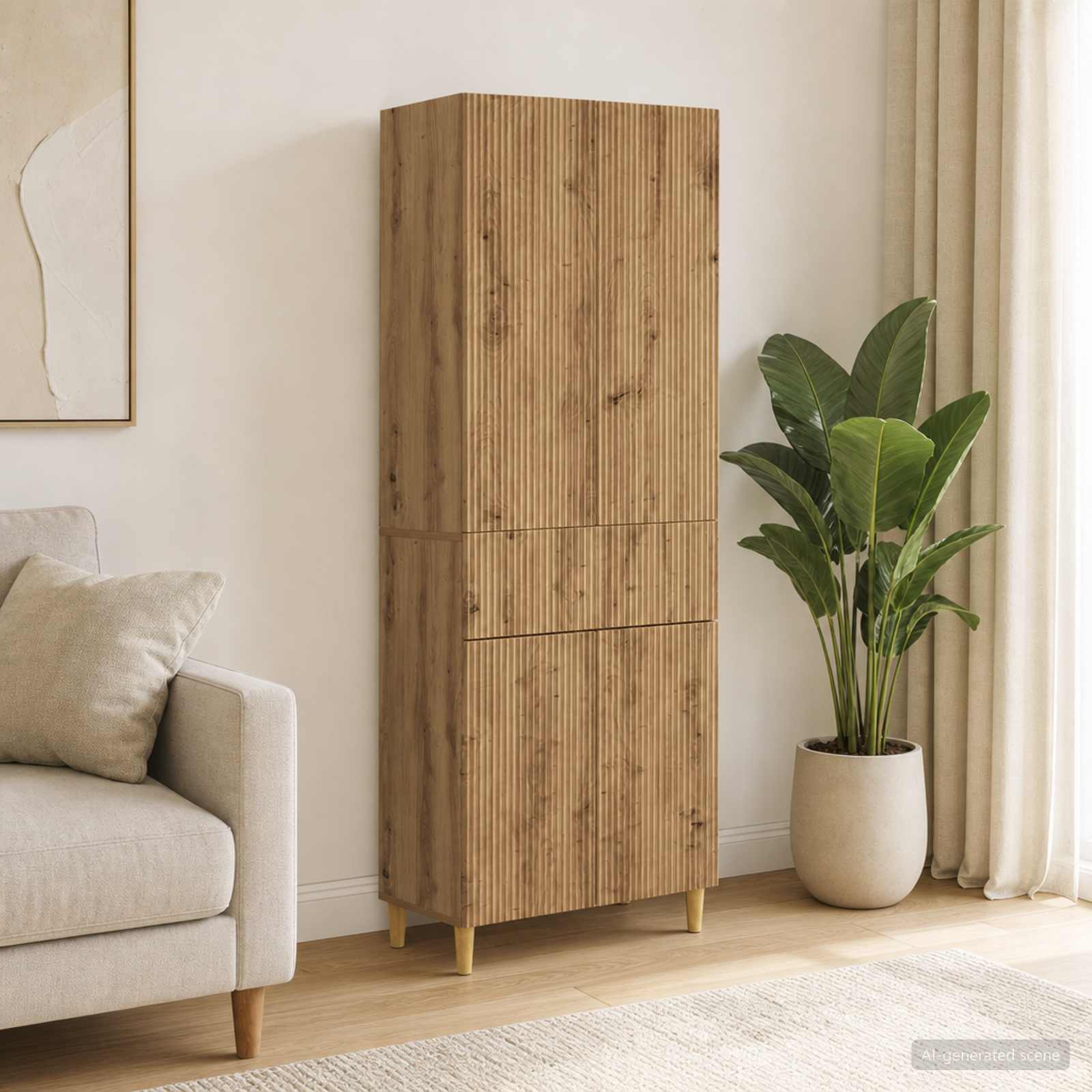 Schrankset 2 stk. Holzwerkstoff